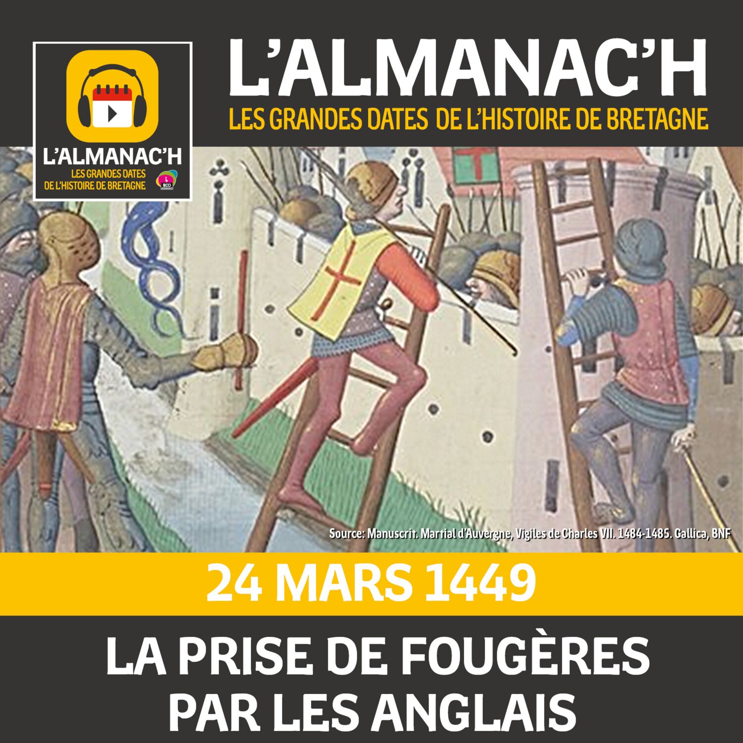 24 mars 1449 - La prise de Fougères par les Anglais episode artwork