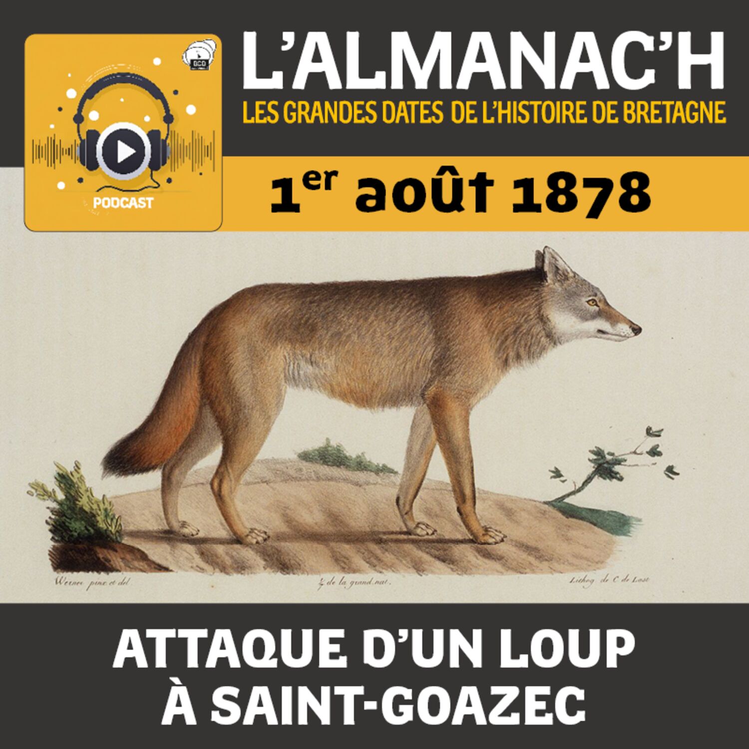 1er août 1878 - Attaque d'un loup à Saint-Goazec episode artwork