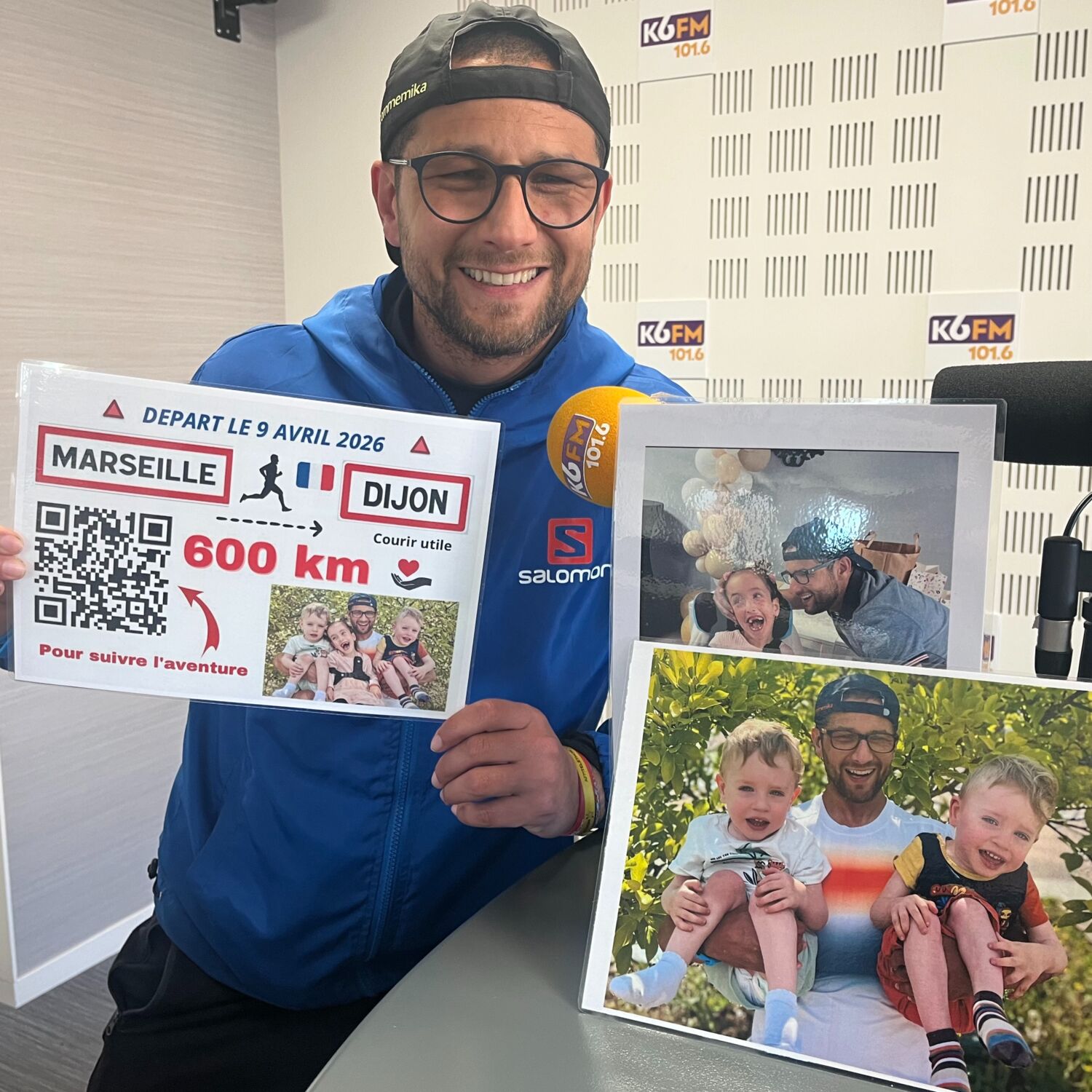 De Marseille à Dijon, Mickaël va courir 600 km en 15 jours pour aider trois enfants handicapés episode artwork