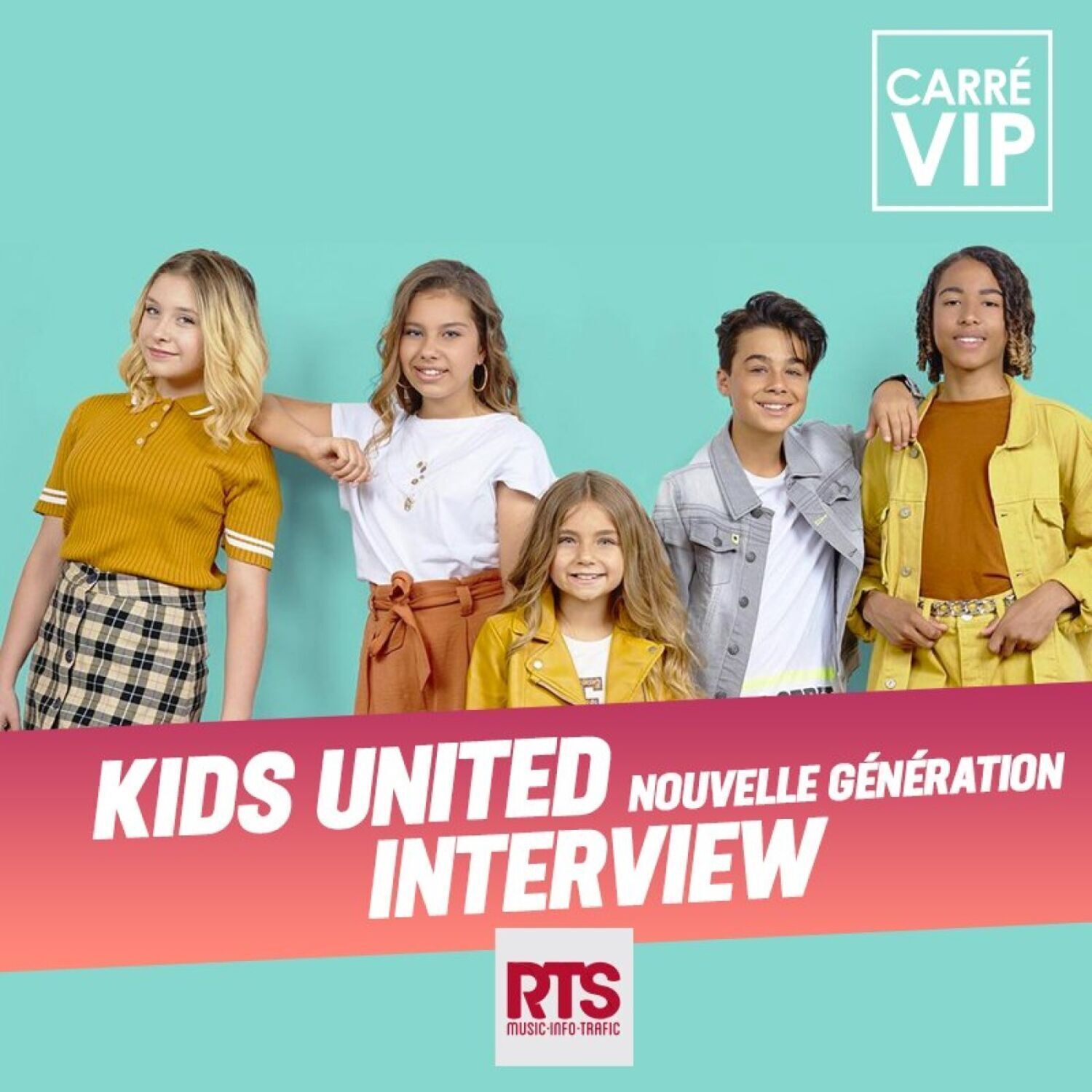 Kids United Nouvelle Génération, L’Interview « Carré VIP » sur RTS