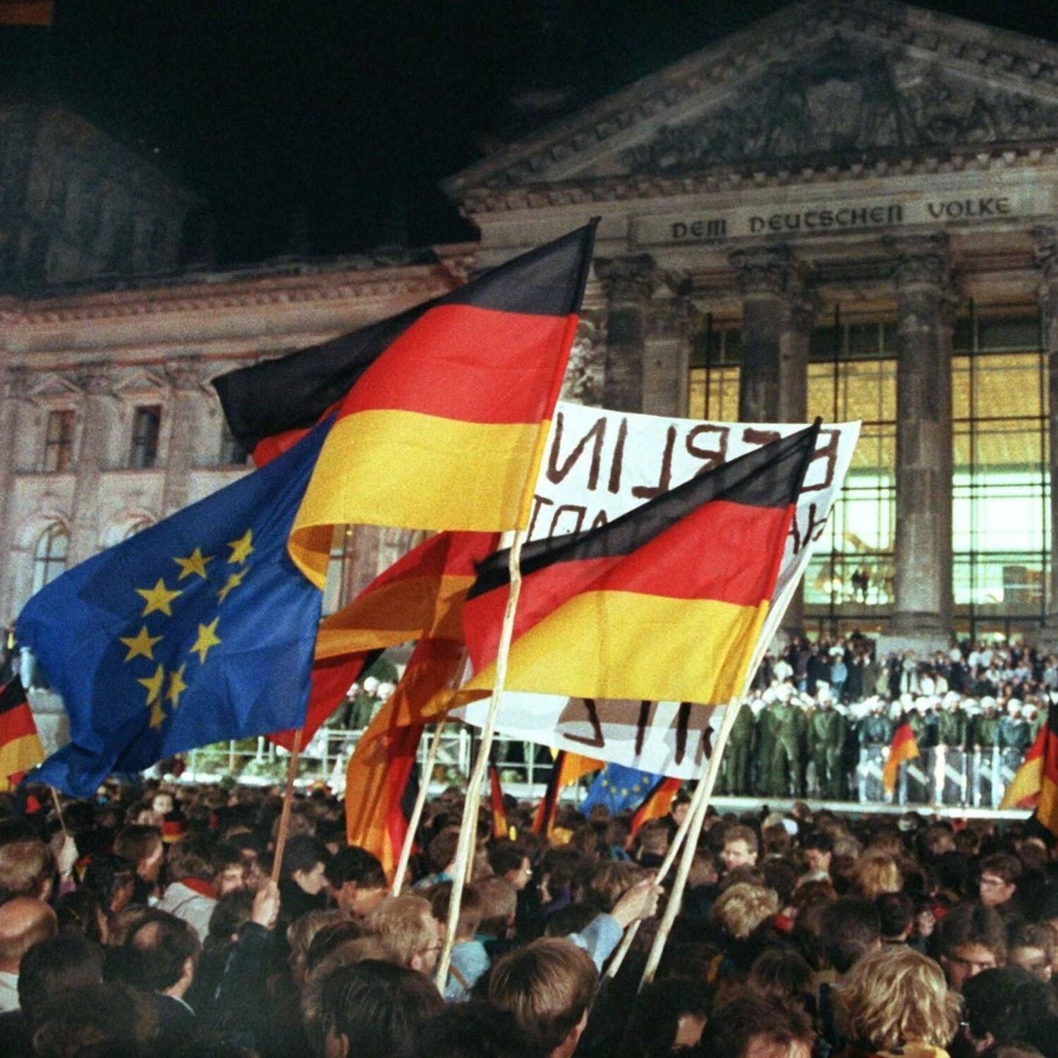 Europski parlament, pad Berlinskog zida i ujedinjenje Njemačke