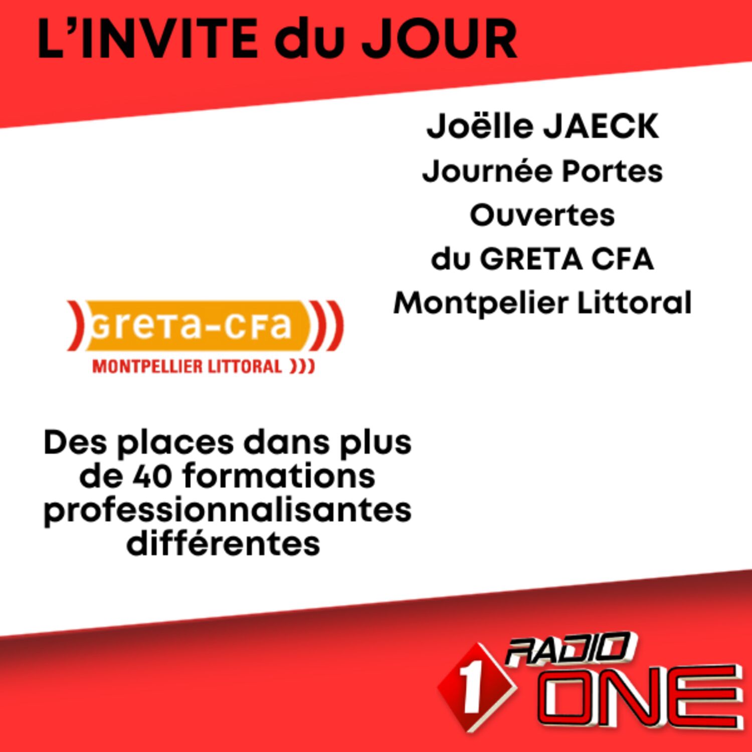 Joëlle JAECK Directrice Opérationnelle du GRETA CFA Montpellier Littoral