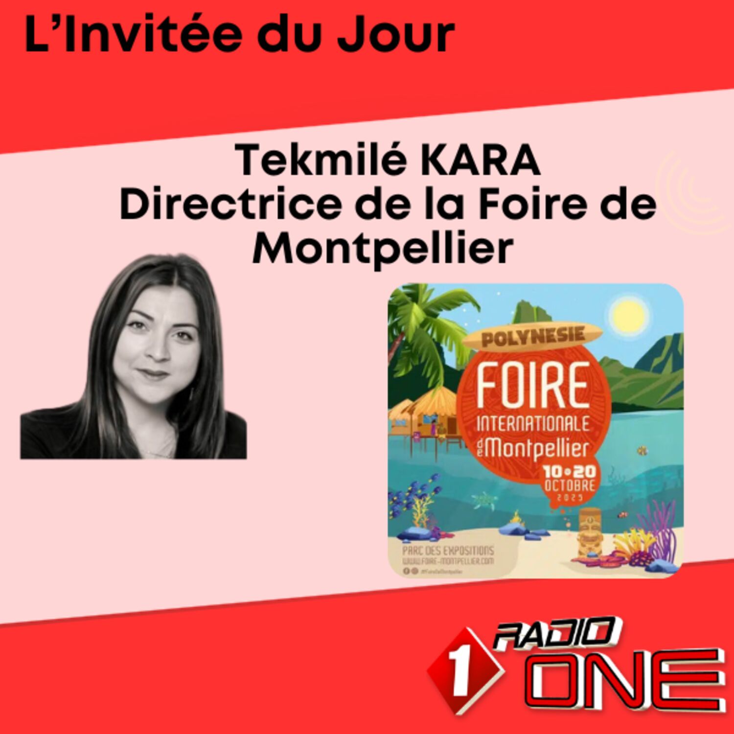 Tekmilé KARA Directrice de la Foire Internationale de Montpellier