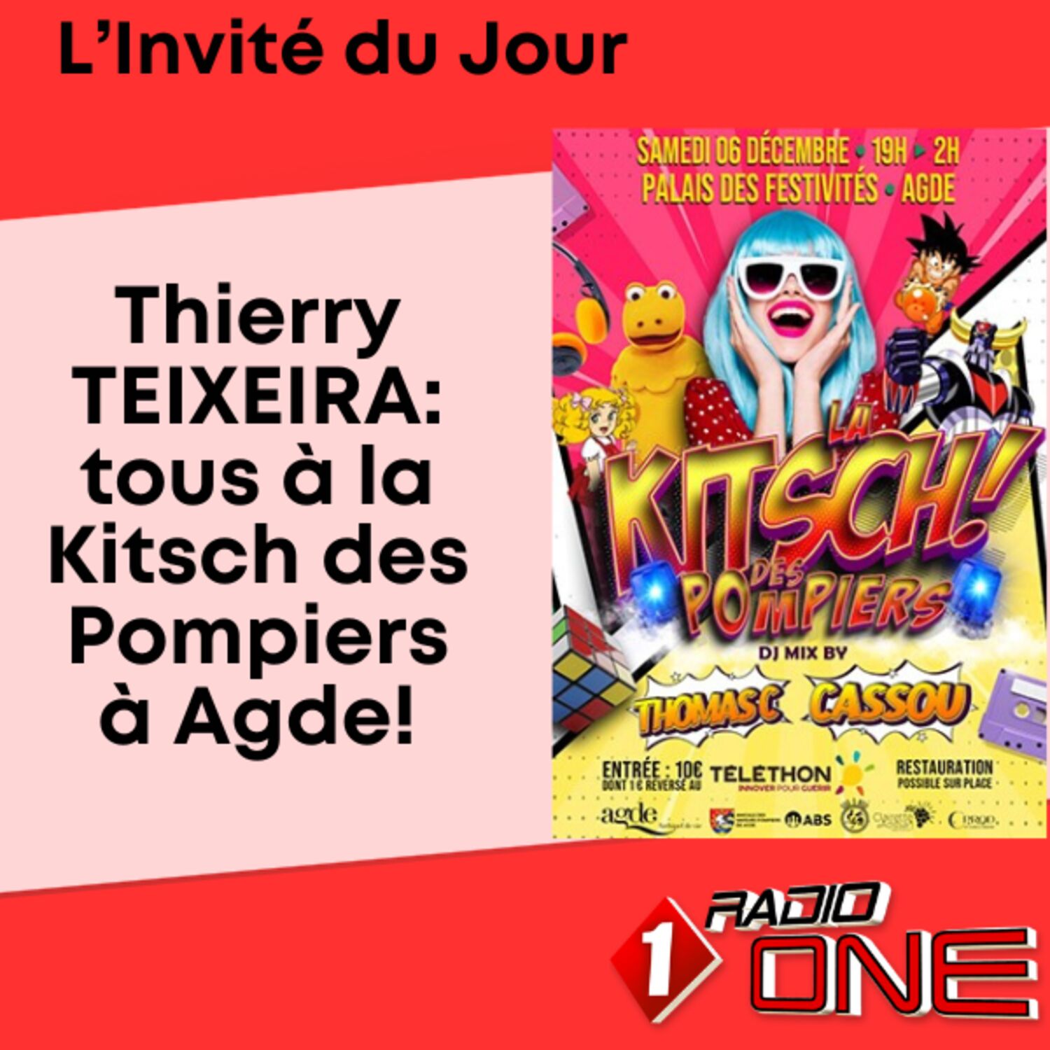 Thierry TEIXEIRA : Les pompiers se mobilisent pour le téléthon