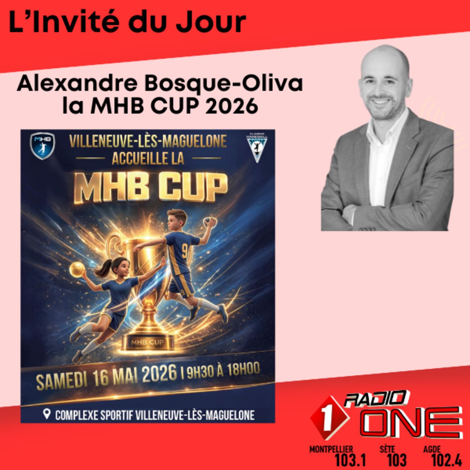 Alexandre BOSQUE OLIVA Vice Président du Villeneuve Hand Ball