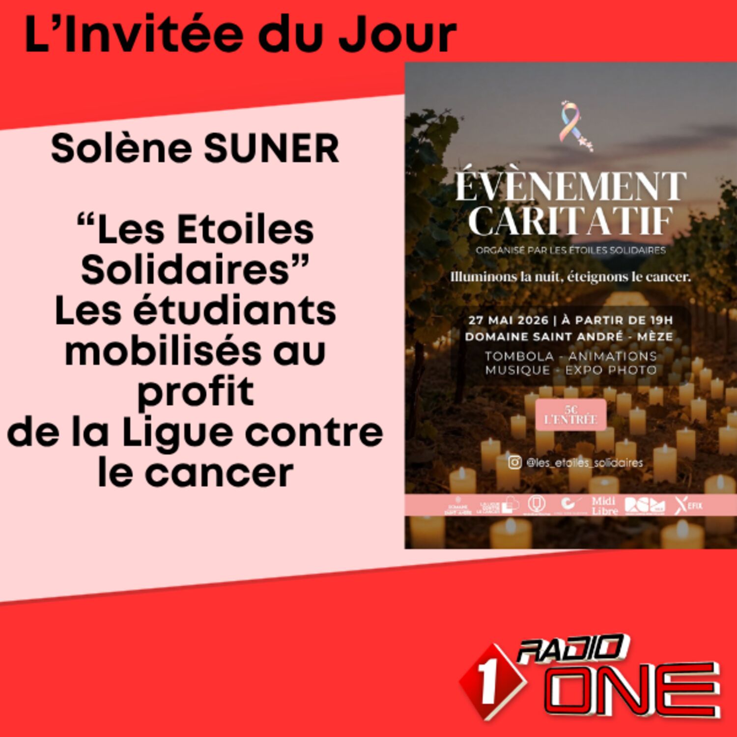 Solène SUNER Soirée Solidaire à Mèze