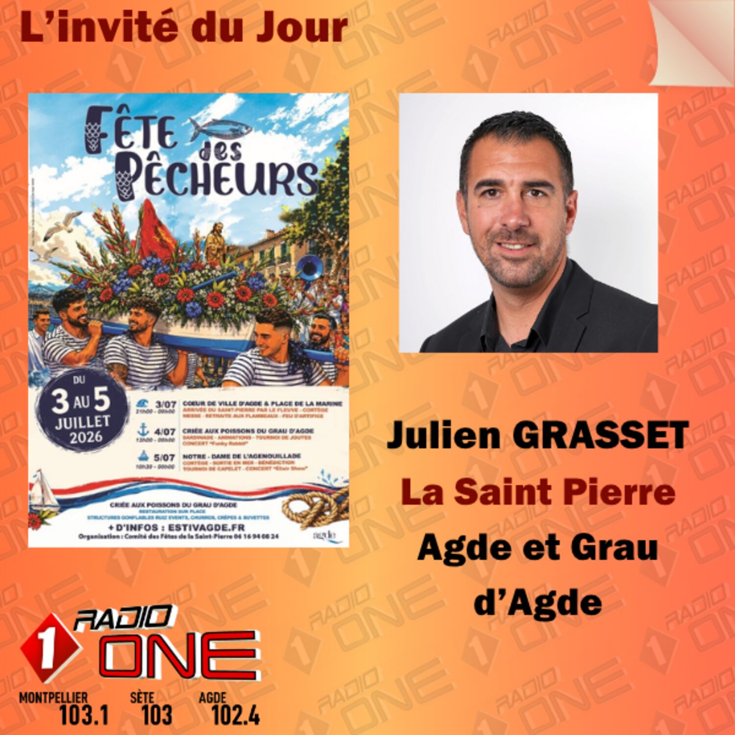 Julien GRASSET La Saint Pierre à Agde et au Grau d'Agde