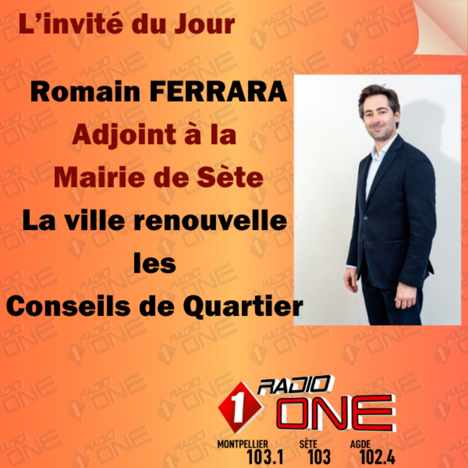 Romain FERRARA Adjoint à la Mairie de Sète: Soyez acteurs de votre quartier