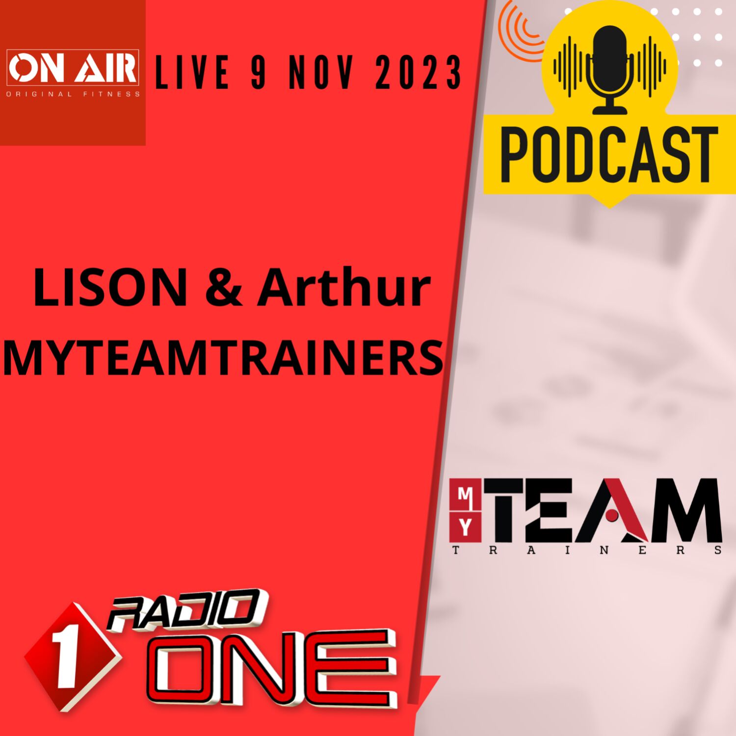 ON AIR LISON MYTEAMTRAINERS