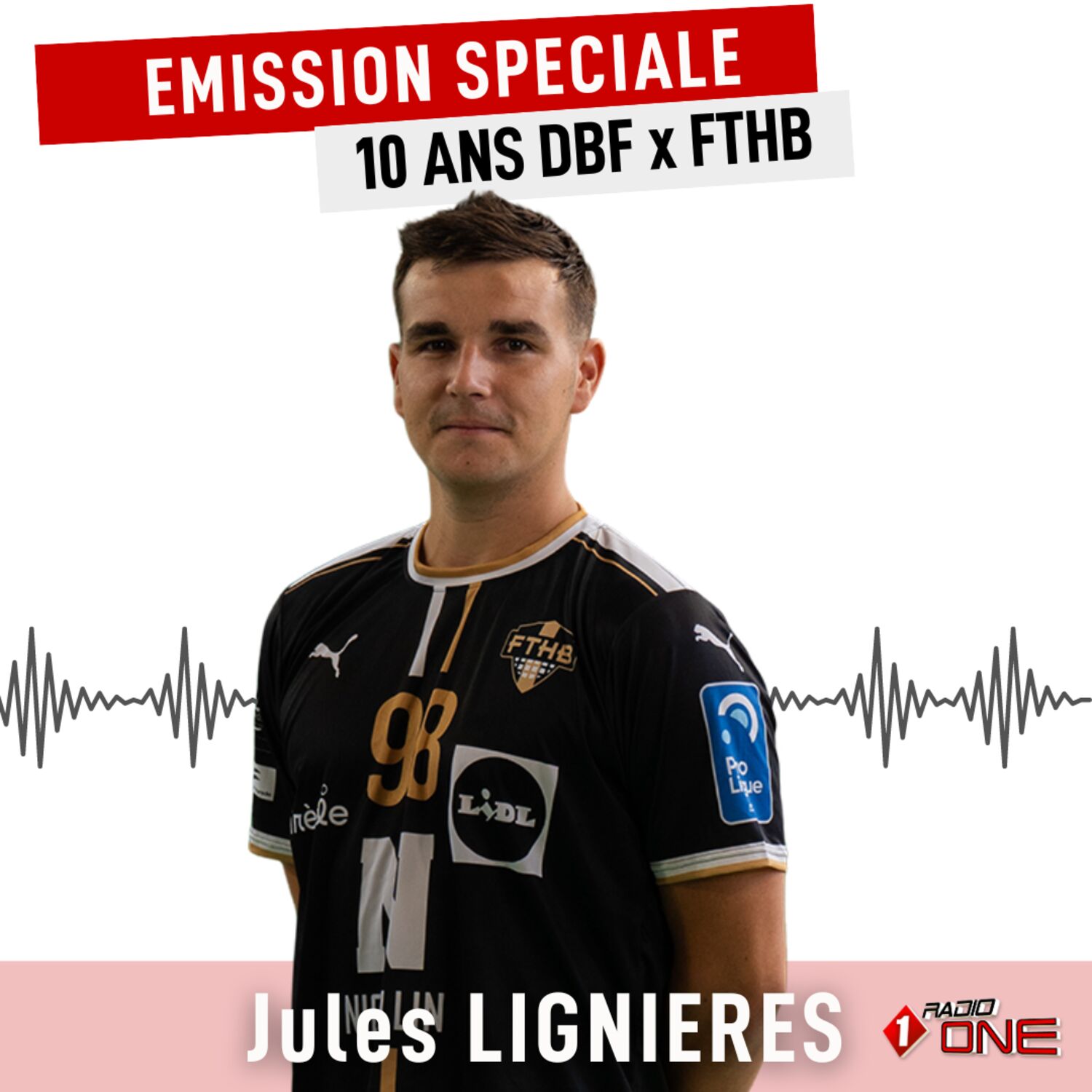Jules LIGNIERES, demi centre du FTHB.