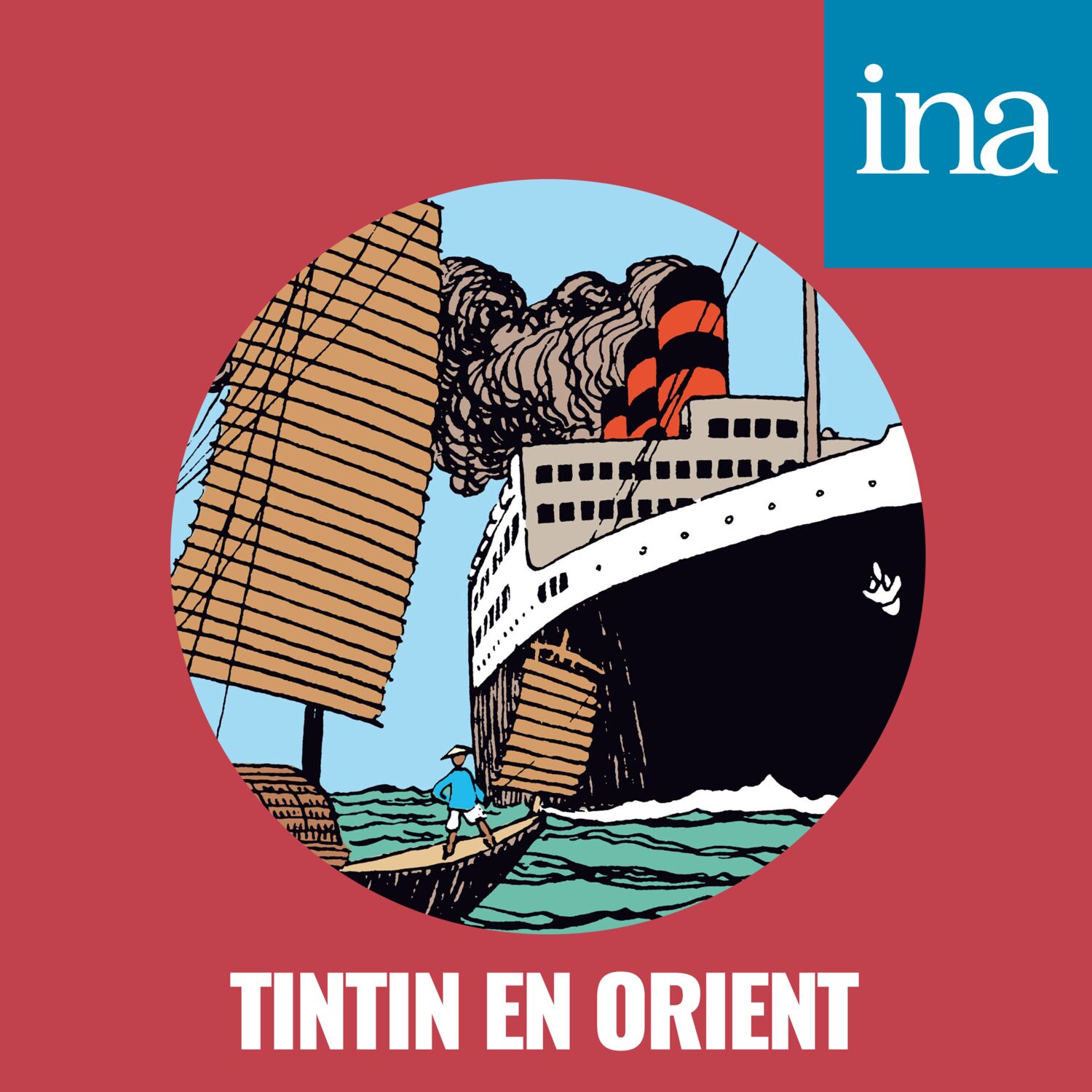 Illustration du podcast Tintin en Orient