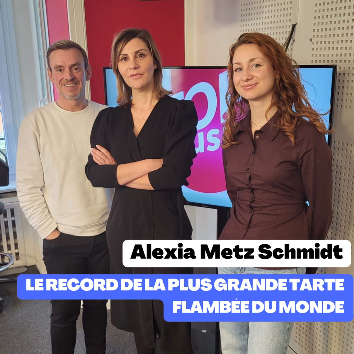 Alexia Metz Schmidt, le record de la plus grande tarte flambée du monde