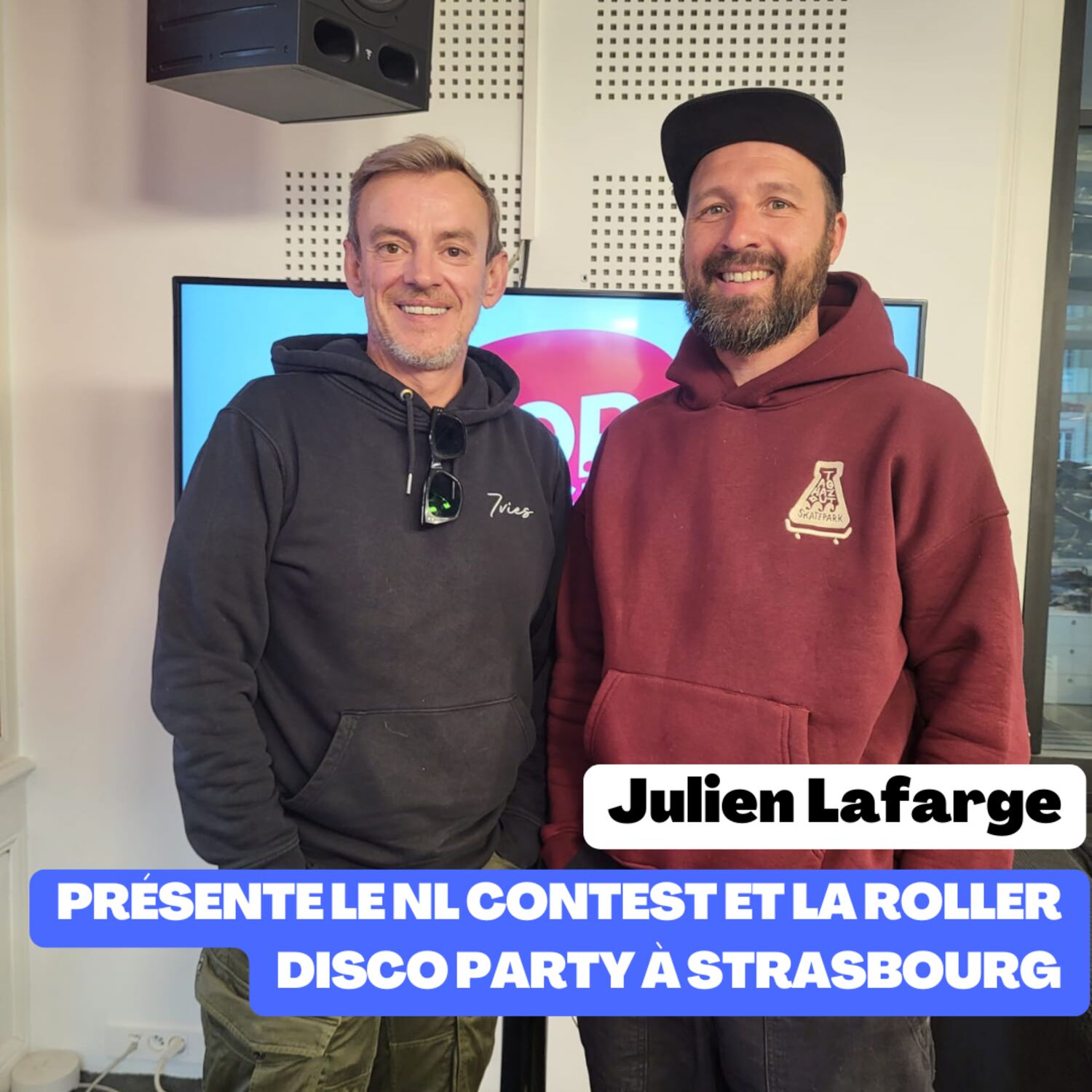 Julien Lafarge présente le NL Constest et la Roller Disco Party à Strasbourg