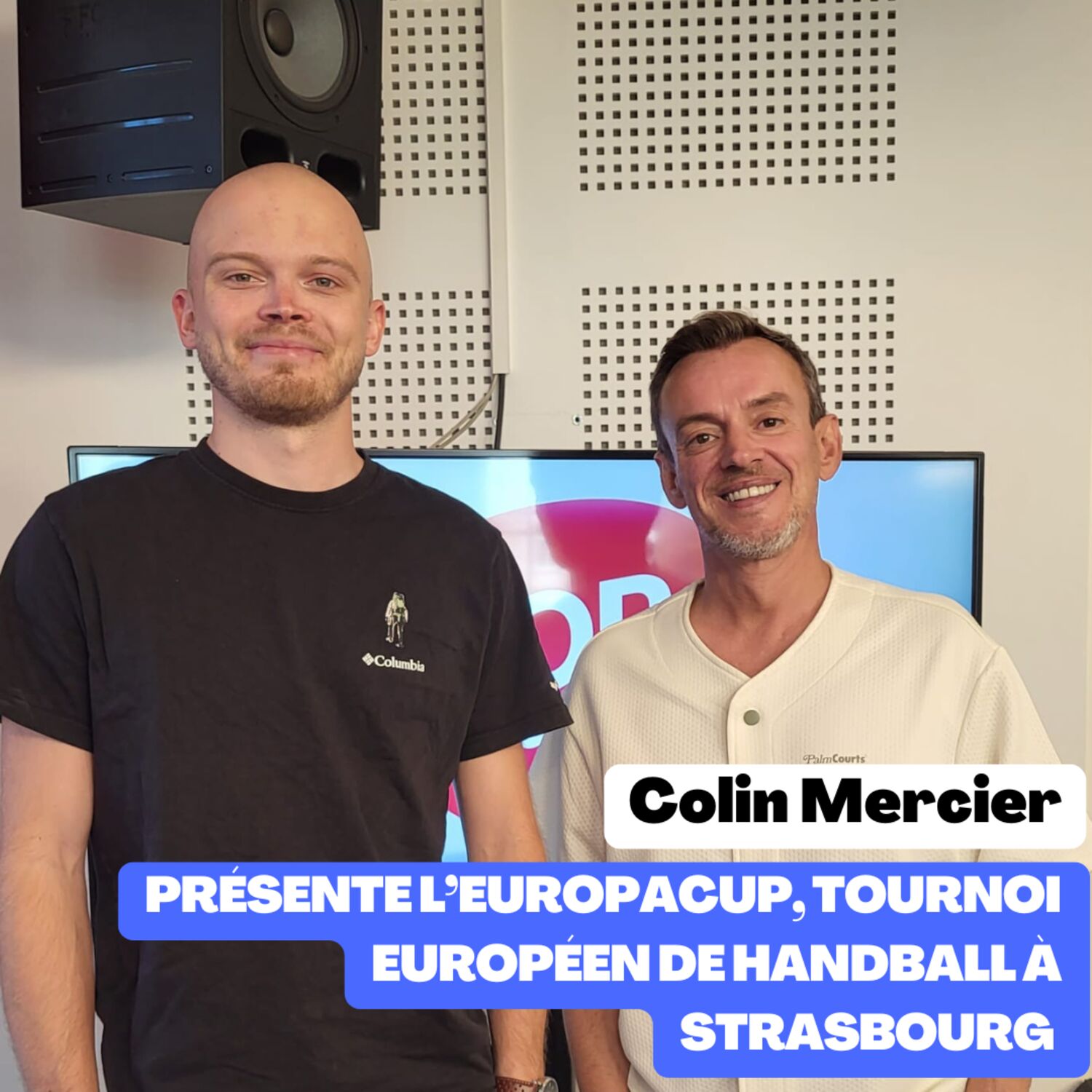 Colin Mercier présente l'Europacup, le tournoi européen de handball à Strasbourg