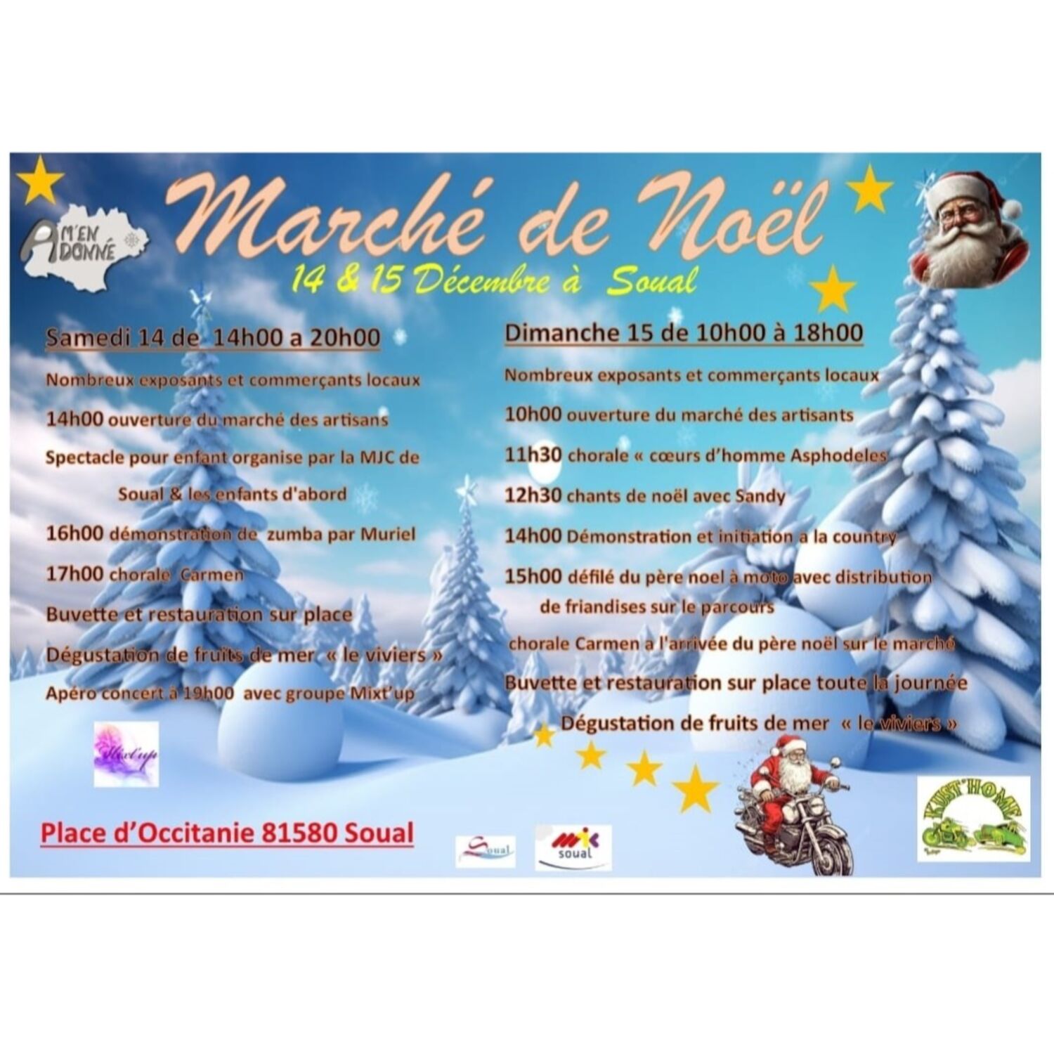 Podcast de l'émission 100% chez vous avec le Marché de Noël de Soual episode artwork