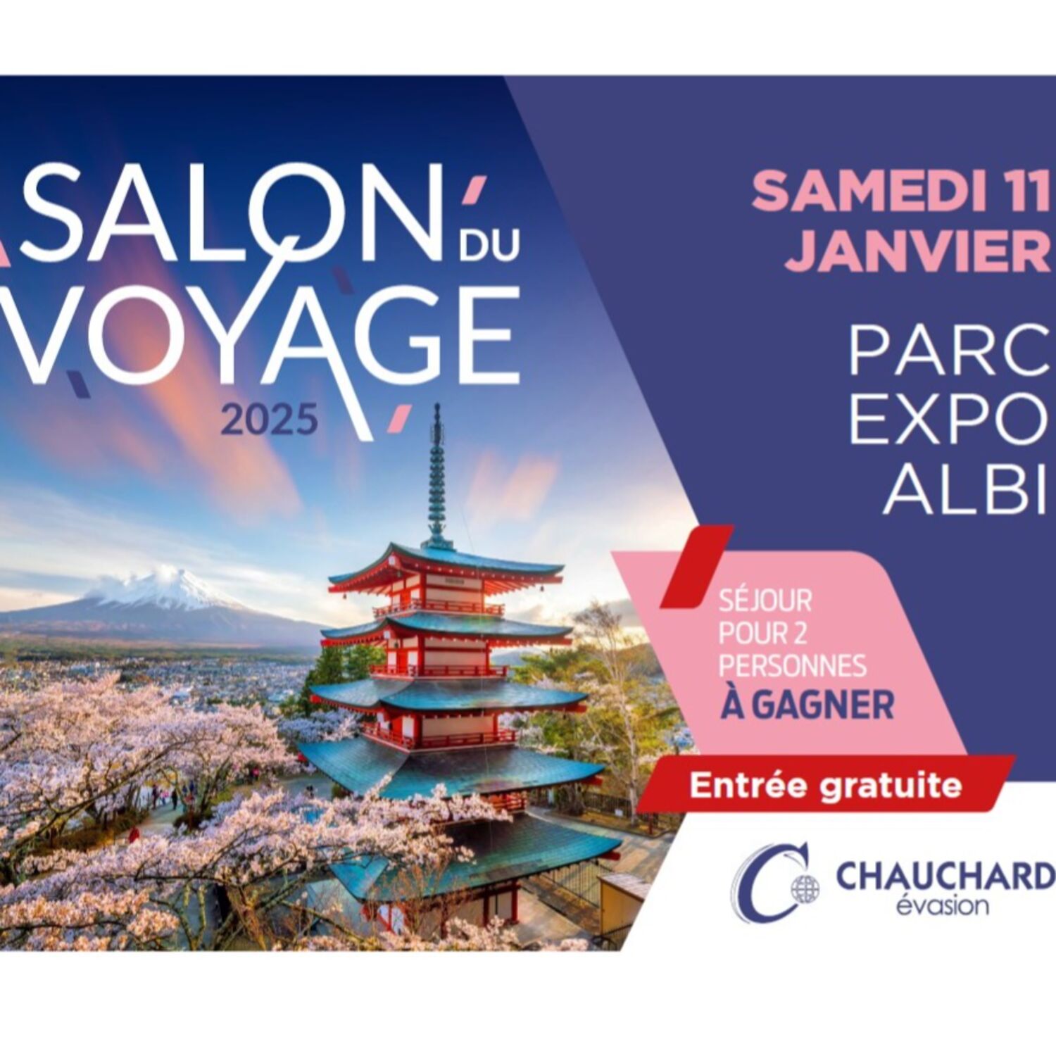 Podcast de l'émission 100% chez vous avec Le Salon du voyage à Albi episode artwork