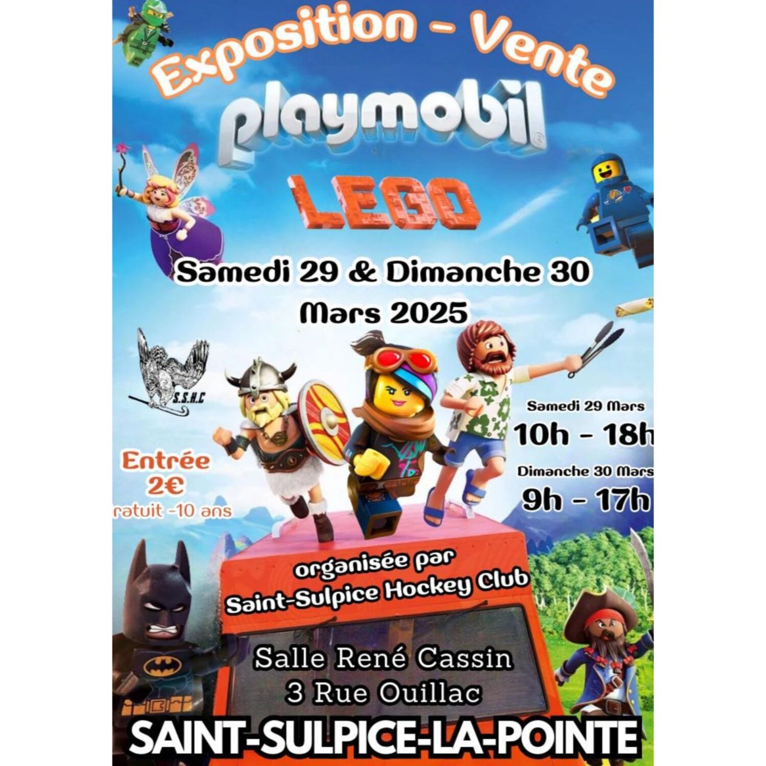 Podcast de l'émission 100% chez vous avec l'Exposition-vente LEGO et Playmobil episode artwork