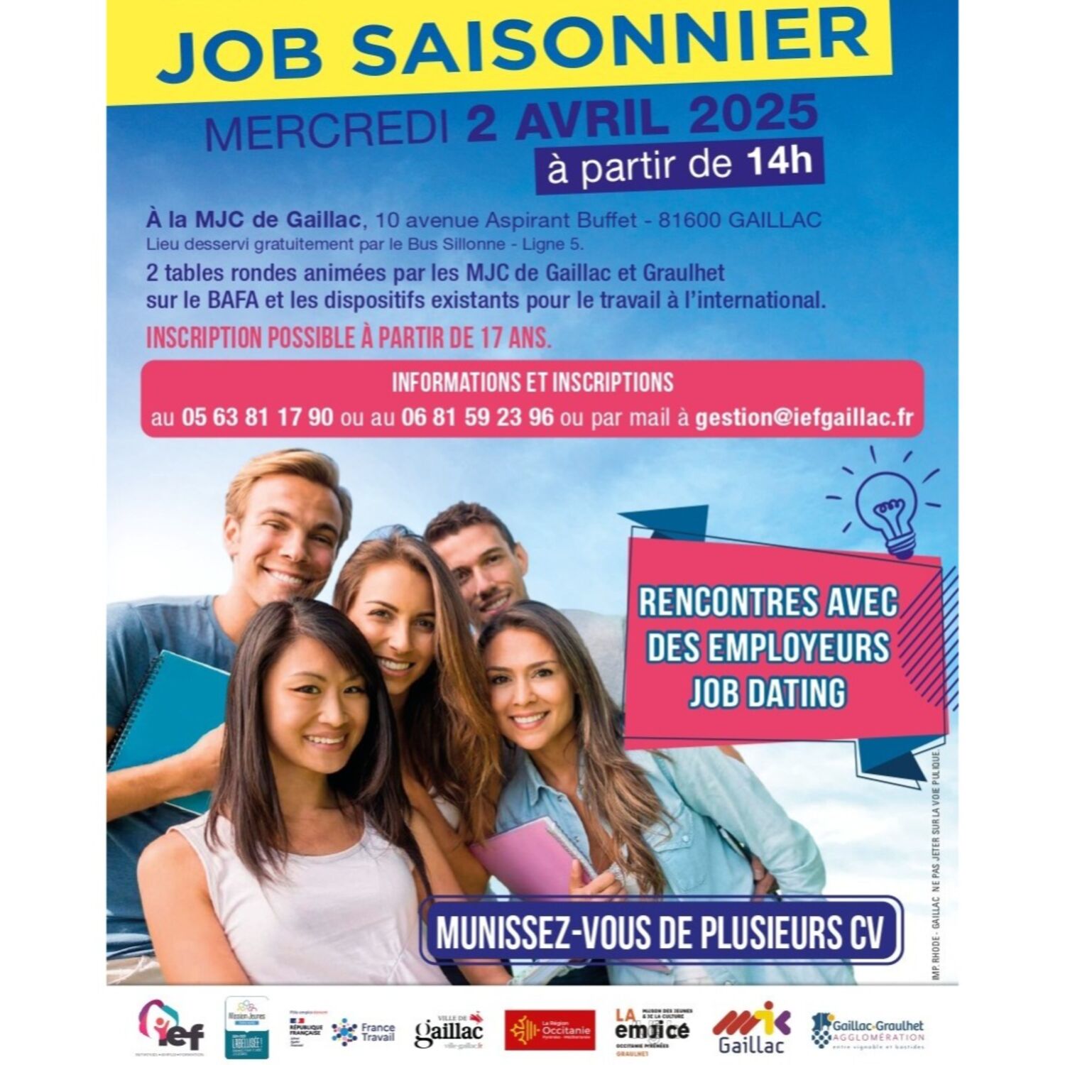 Podcast de l'émission 100% chez vous [ Trouver son job saisonnier ] episode artwork