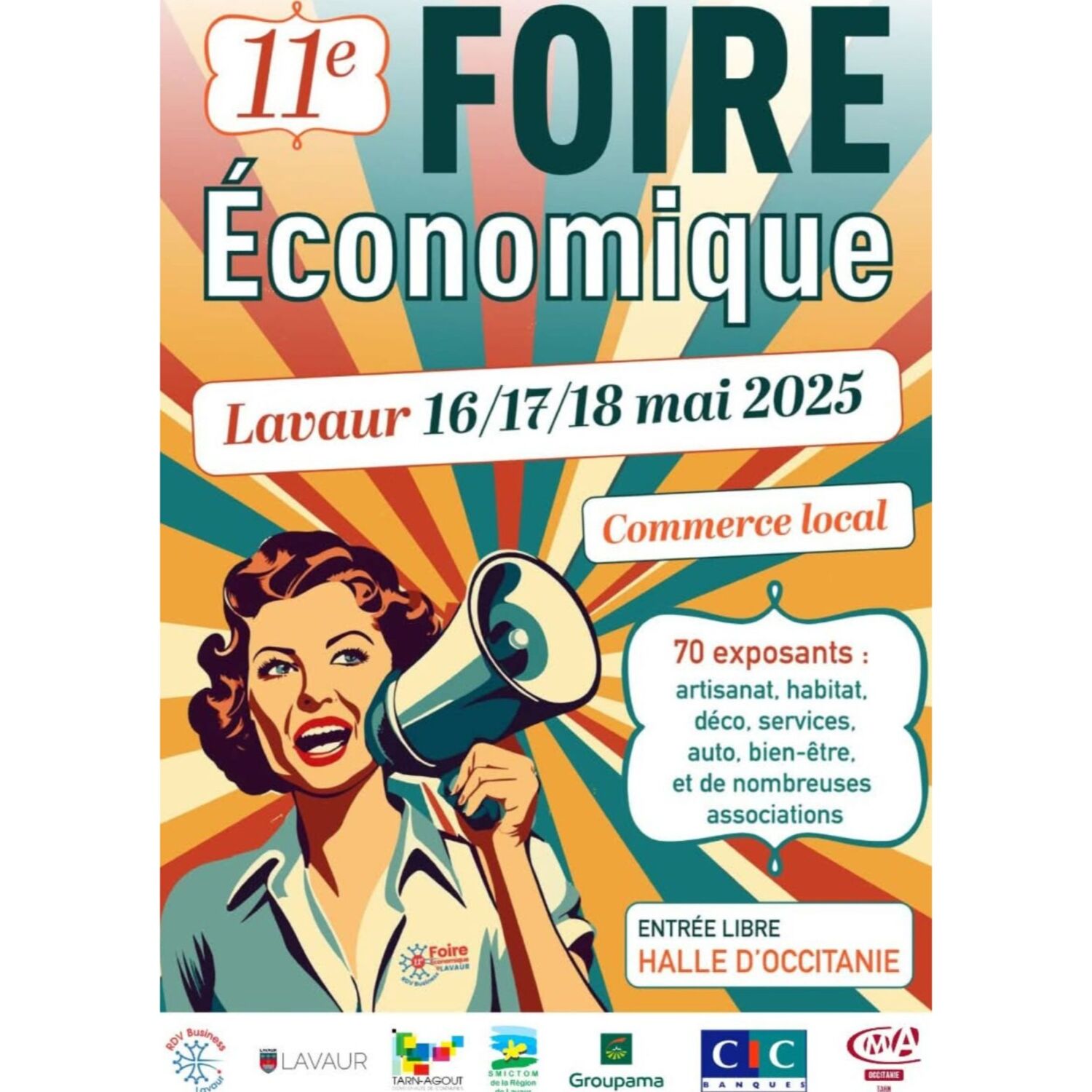 Podcast de l'émission 100% chez vous dans le Tarn avec la Foire Économique de Lavaur episode artwork