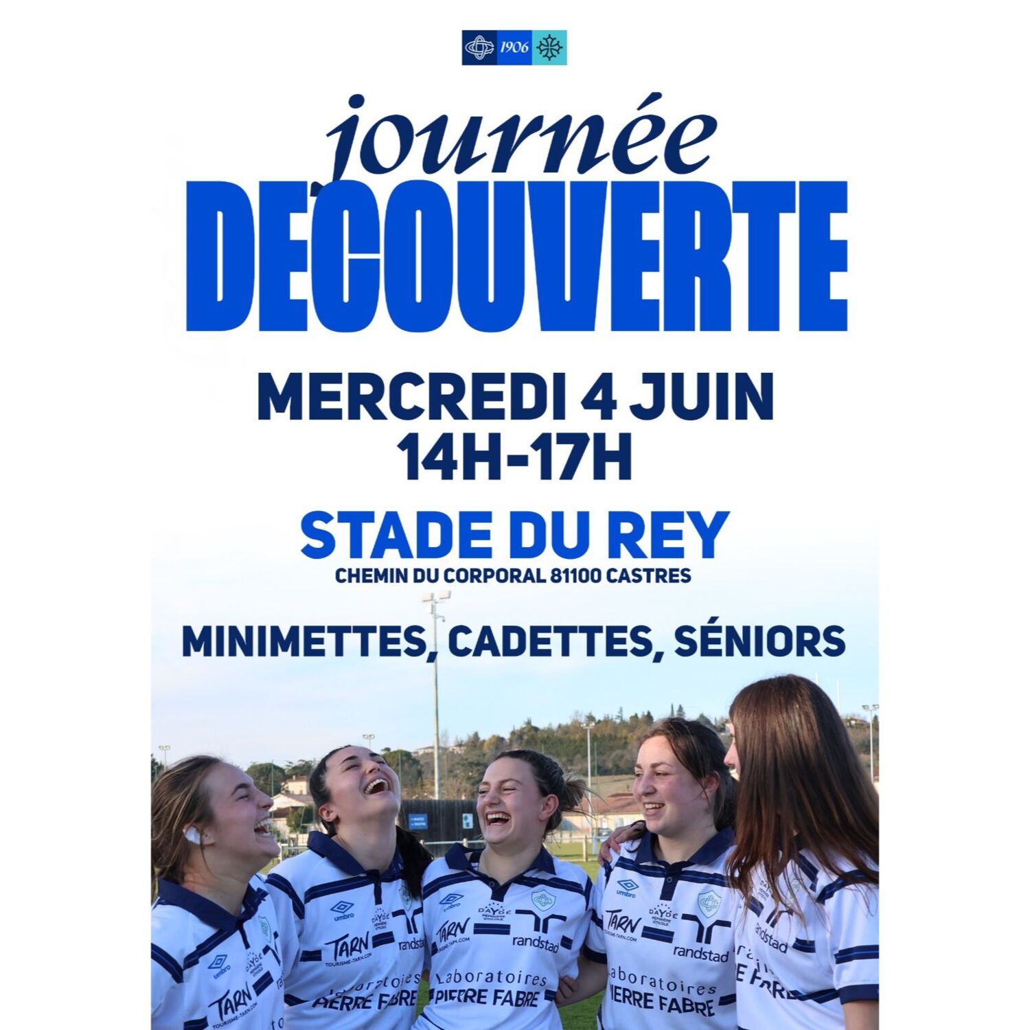 Podcast de l'émission 100% chez vous avec la journée découverte du Castres Olympique Féminin episode artwork