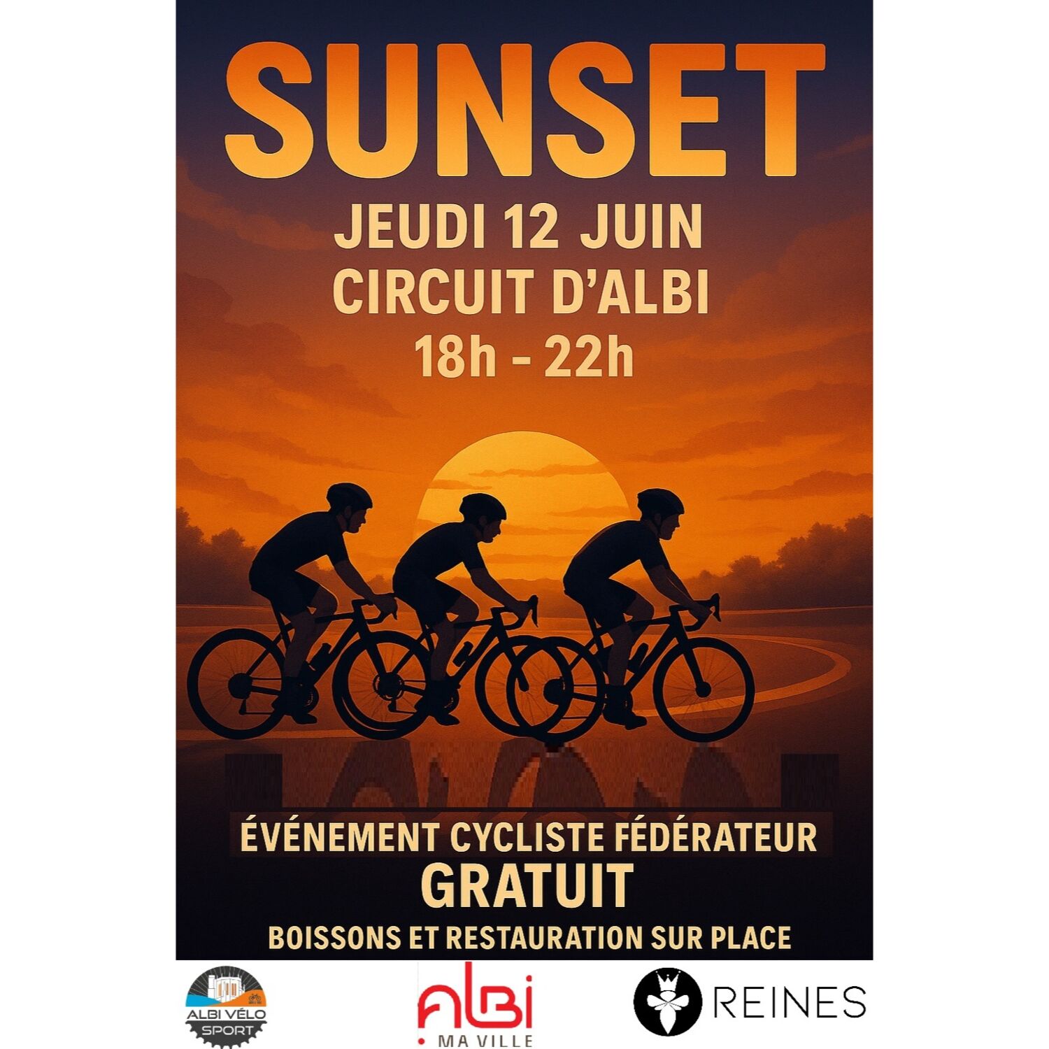 Podcast de l'émission 100% chez vous avec la SUNSET RIDE à Albi episode artwork