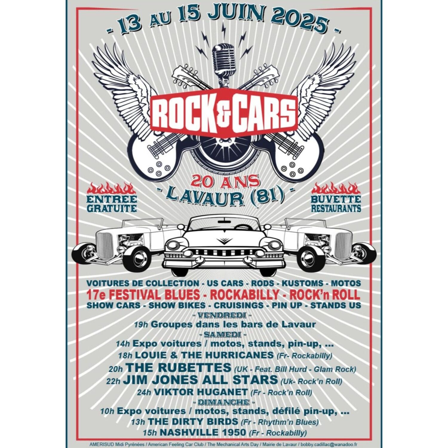 Podcast de l'émission 100% chez vous avec le Festival ROCK’&’CARS episode artwork