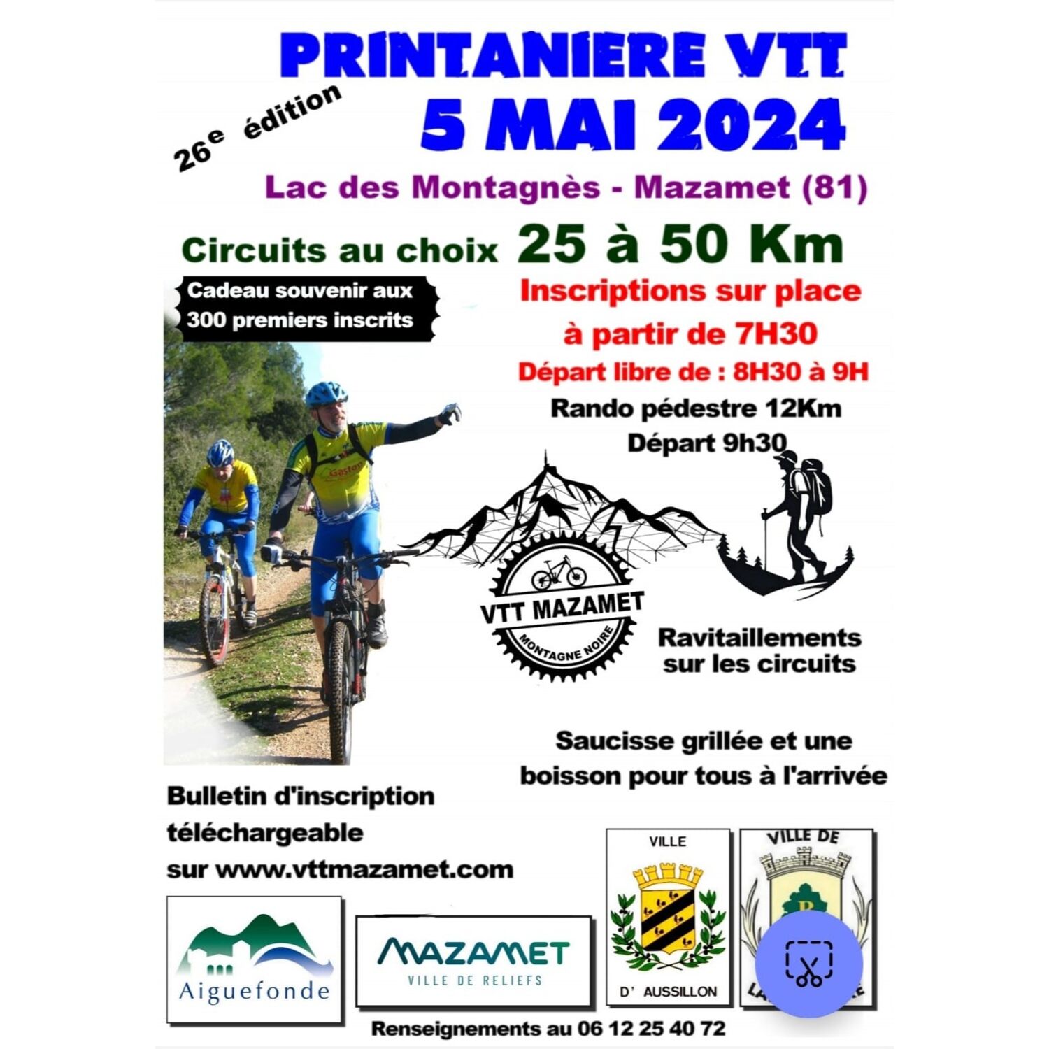 Podcast de l'émission 100% chez vous avec la Printanière VTT à Mazamet episode artwork