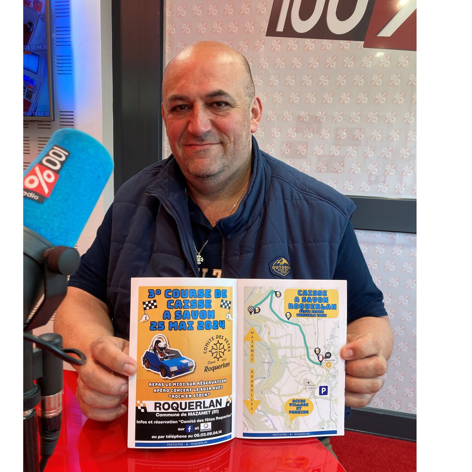 Podcast de l'émission 100% chez vous avec la Course de caisses à savon de Roquerlan episode artwork