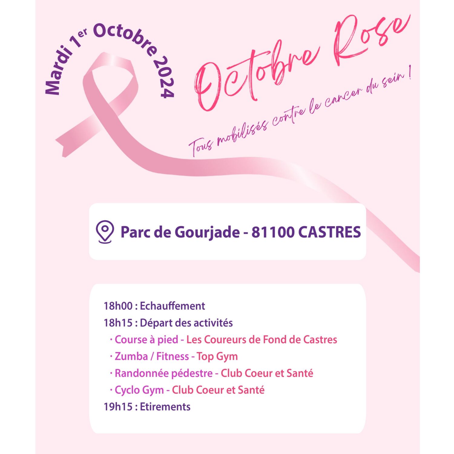 Podcast de l'émission 100% chez vous avec Octobre Rose à Castres episode artwork