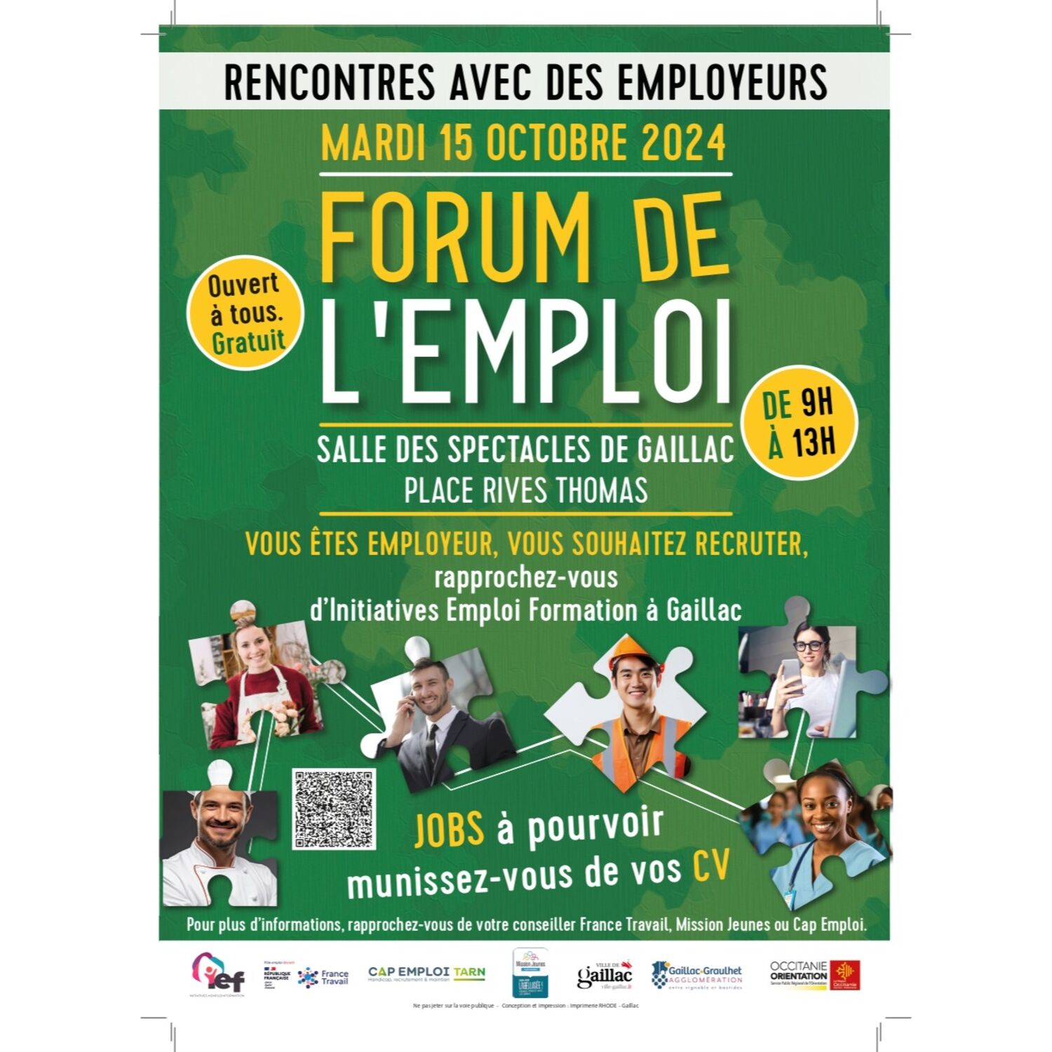Podcast de l'émission 100% chez vous avec le Forum Emploi a Gaillac episode artwork