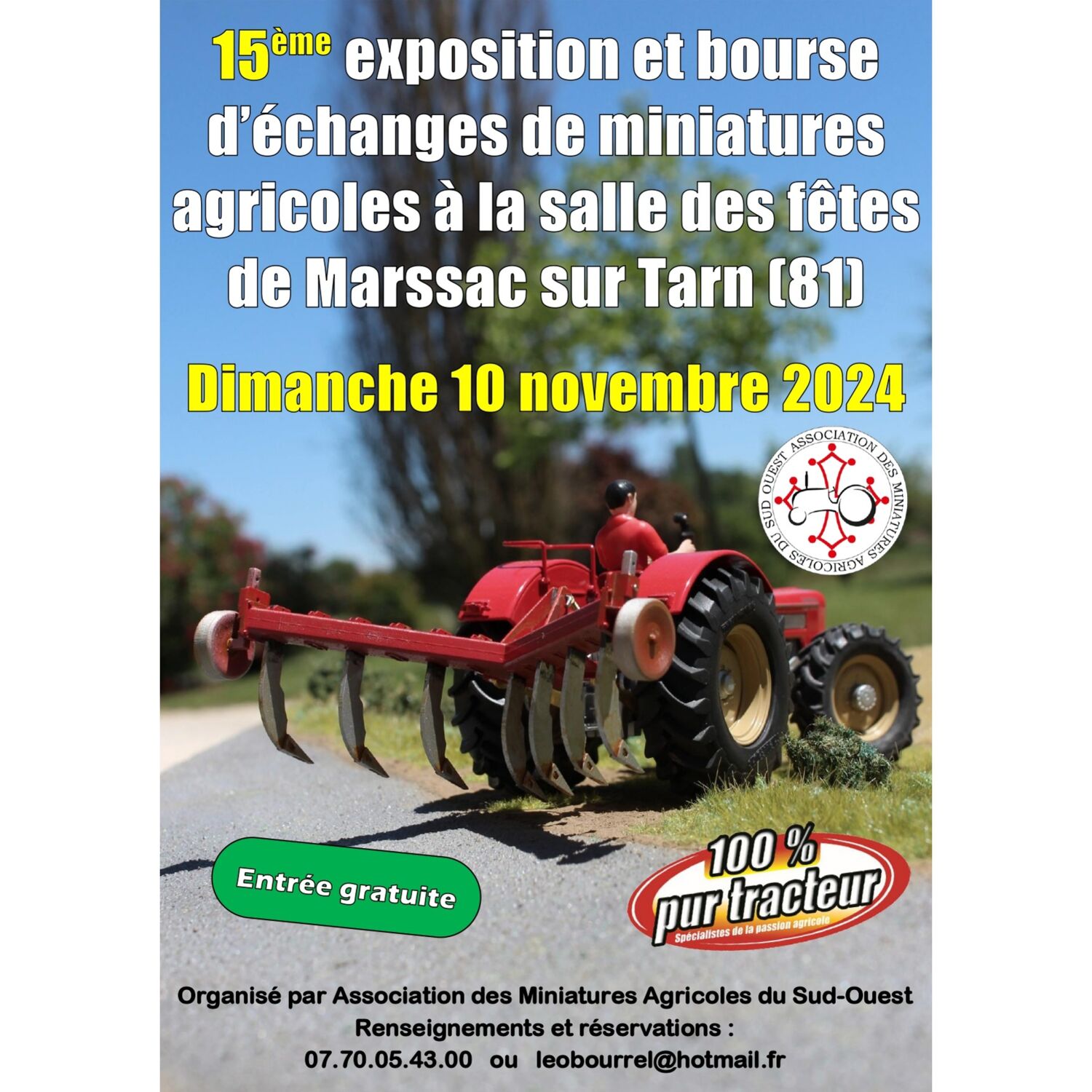Podcast de l'émission 100% chez vous avec l'Exposition et bourse d'échanges de miniatures agricoles episode artwork