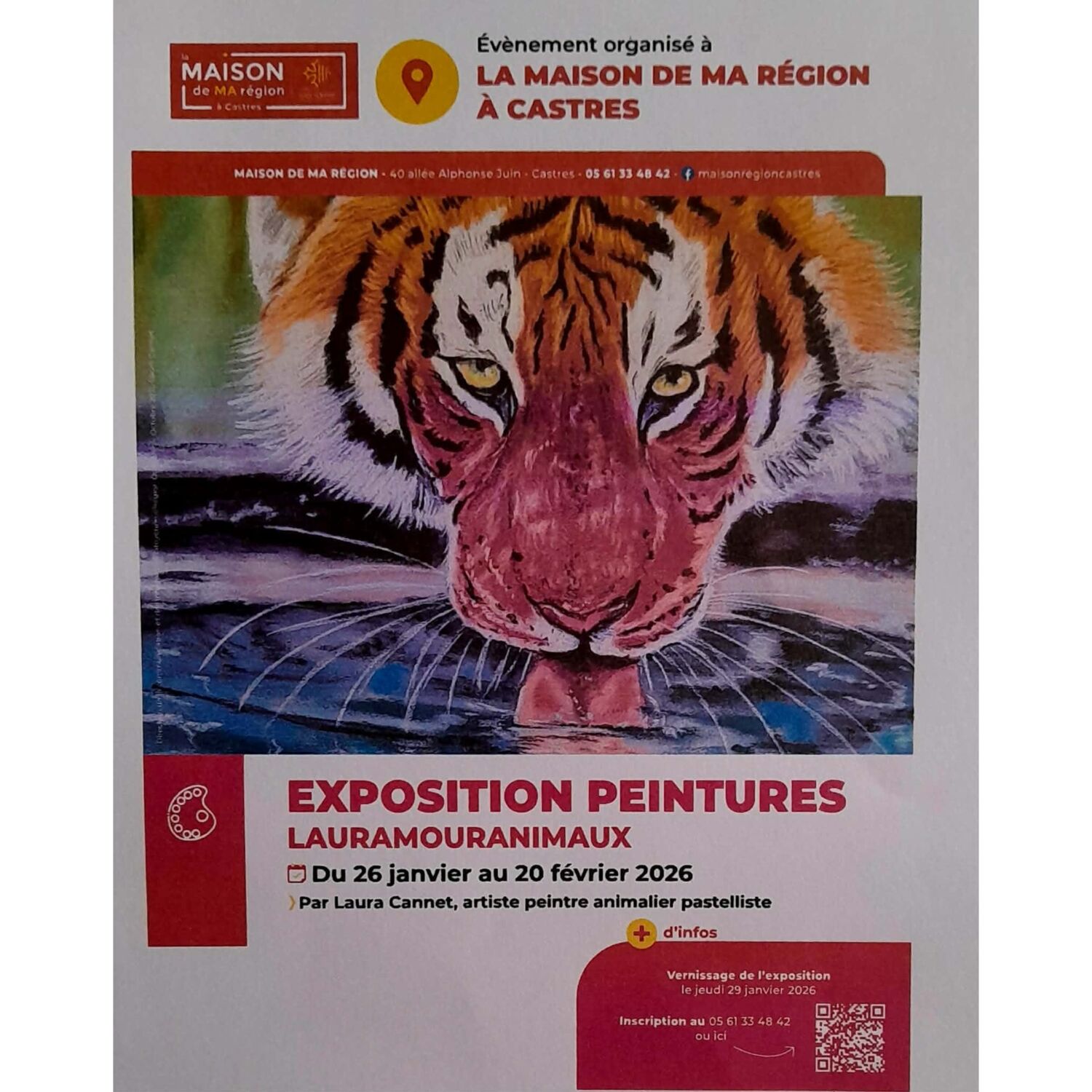 EXPO PEINTURES à Castres- Laura Cannet sur 100% episode artwork