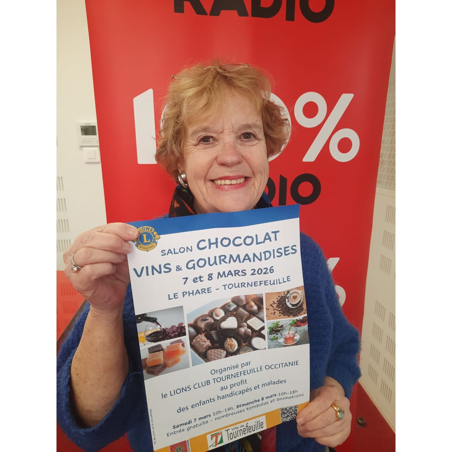SALON chocolat vins et gourmandises- Magali du lions club sur 100% episode artwork