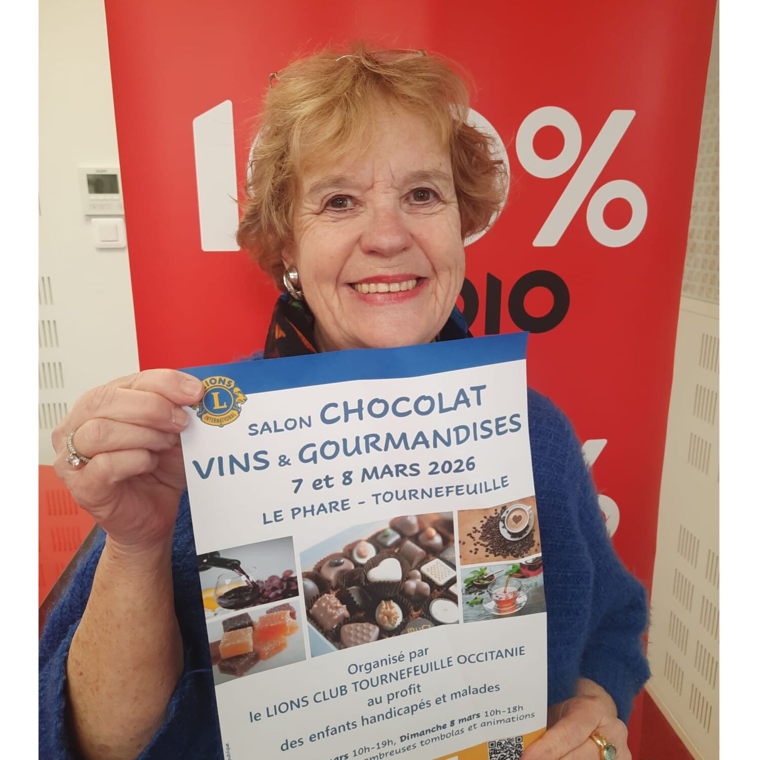 Salon vins chocolat et gourmandises- Magali sur 100% episode artwork