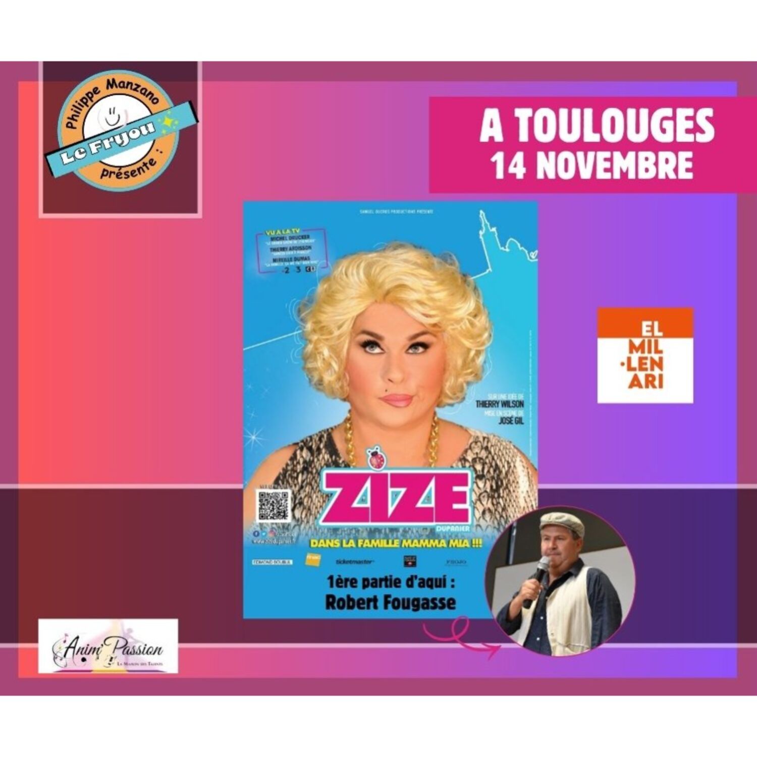 100% chez vous dans les PO avec Zize au théâtre El Milenari de Toulouges episode artwork