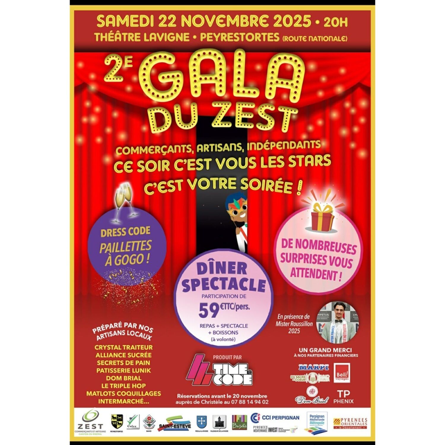 100% chez vous dans les PO et le grand gala du ZEST à Peyrestortes le 22 novembre episode artwork