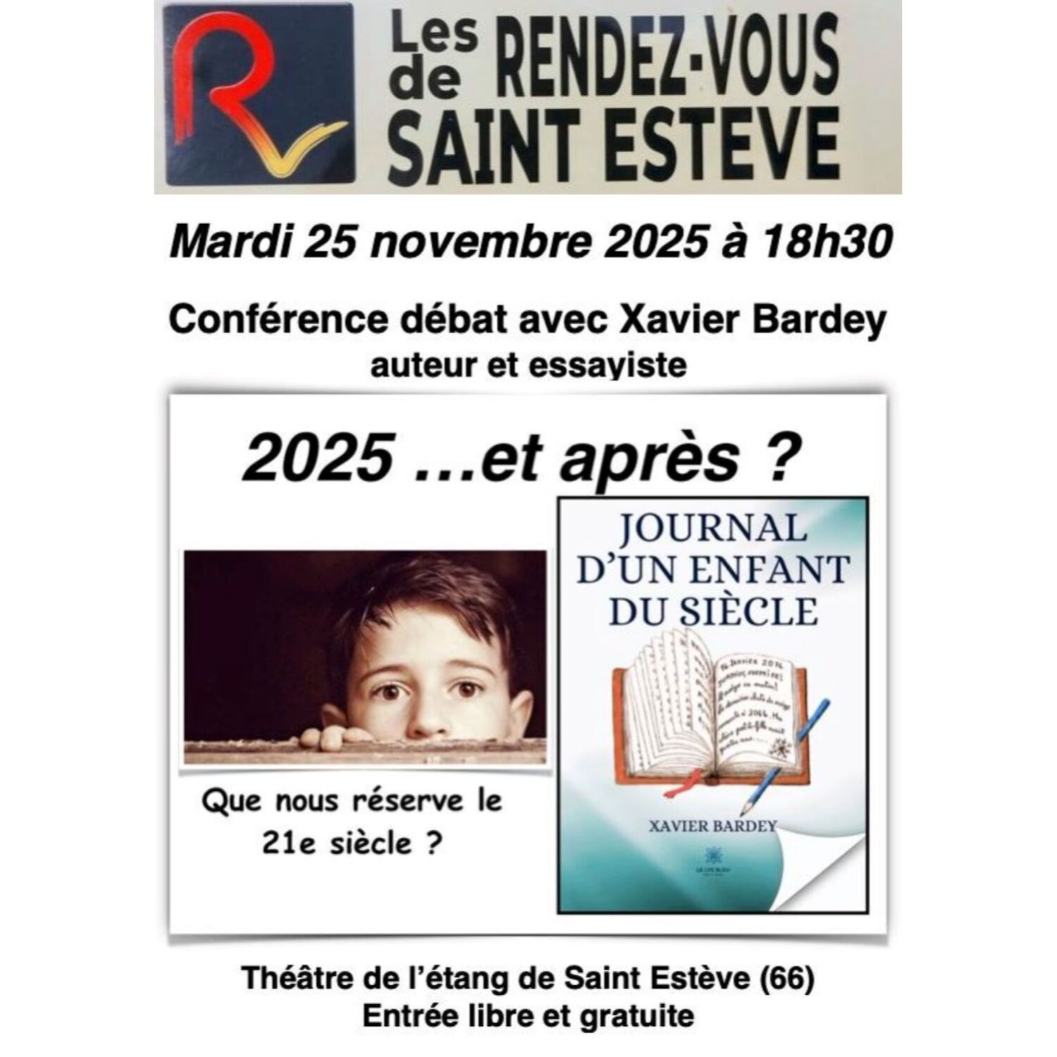 100% chez vous dans les PO au rencontre littéraire de St Estève avec Xavier Bardey episode artwork