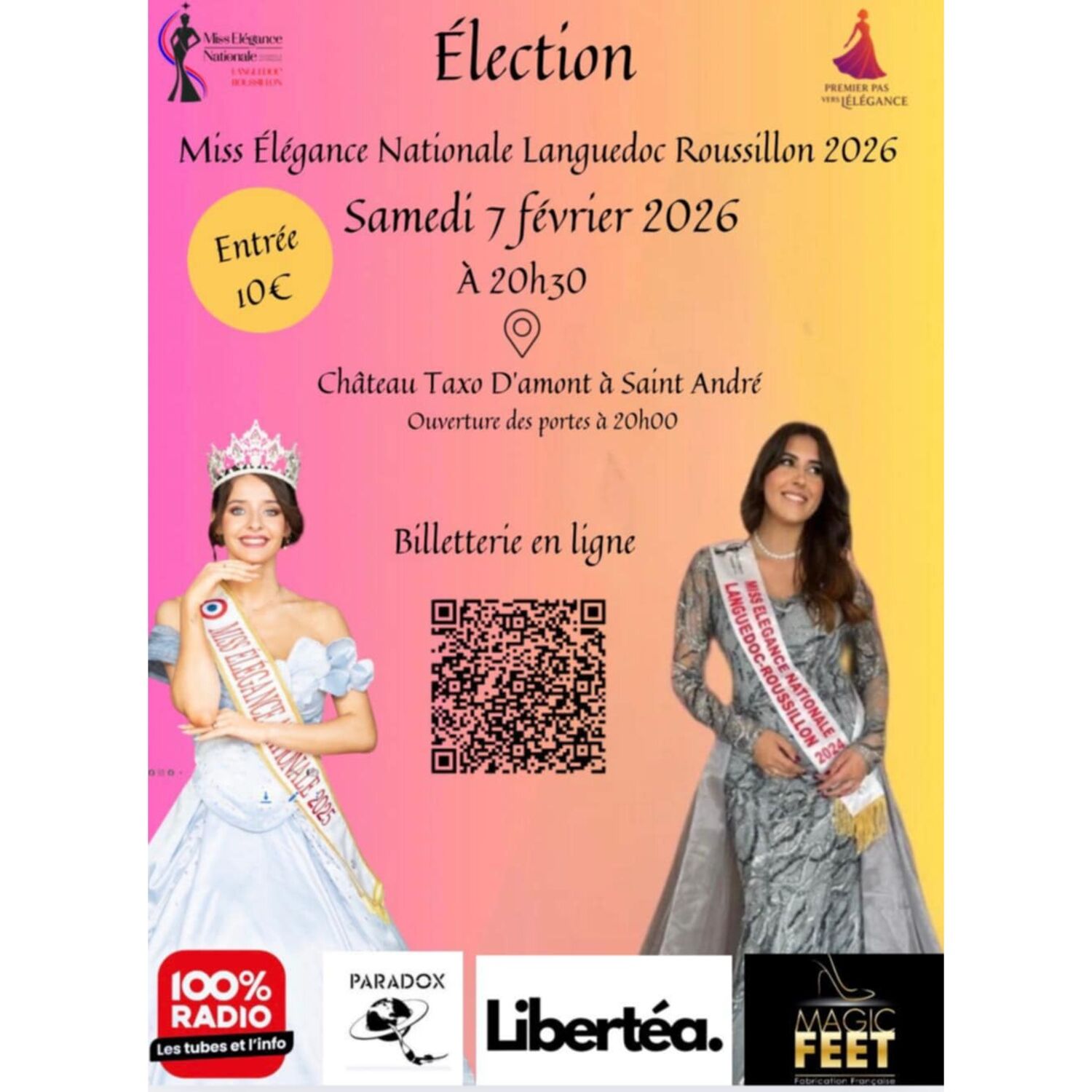 100% chez vous dans les PO avec Philippe :  miss élégance nationale  au château Taxo d'amont à St andré episode artwork