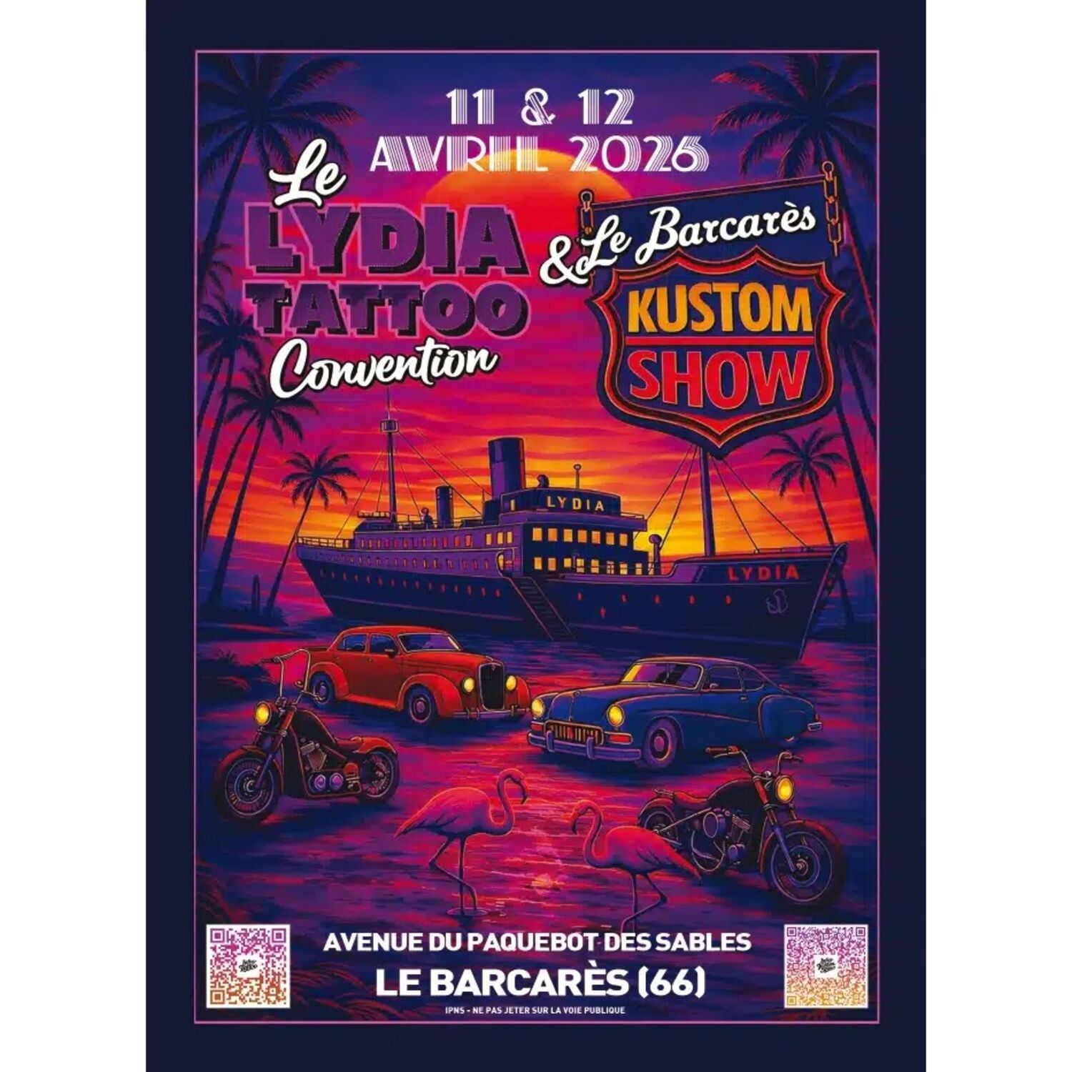 100% chez vous dans les PO avec Philippe : Le Lydia Tattoo Convention au Barcarès episode artwork