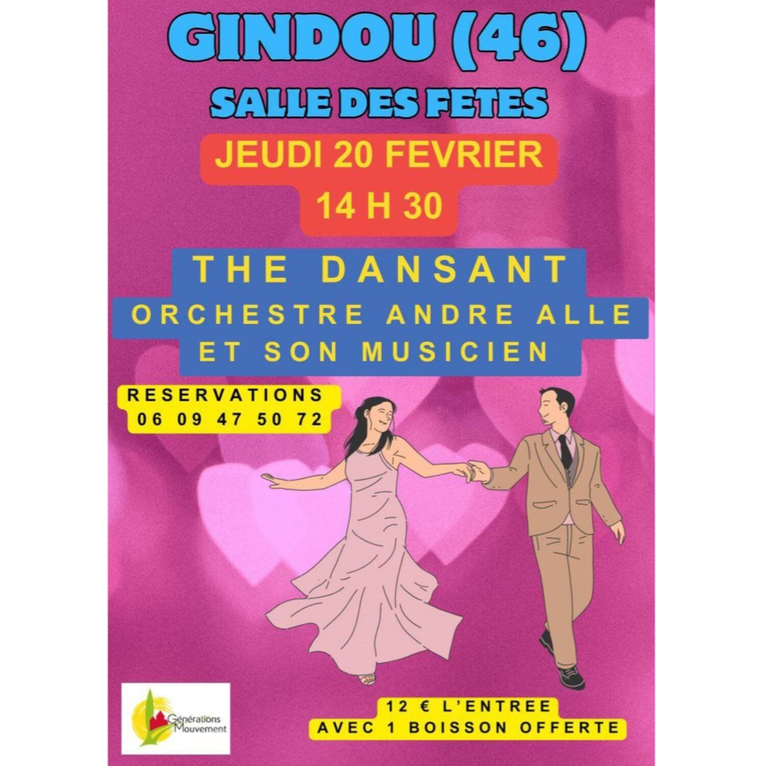 Podcast de l'émission 100% chez vous avec le thé dansant de Gindou episode artwork