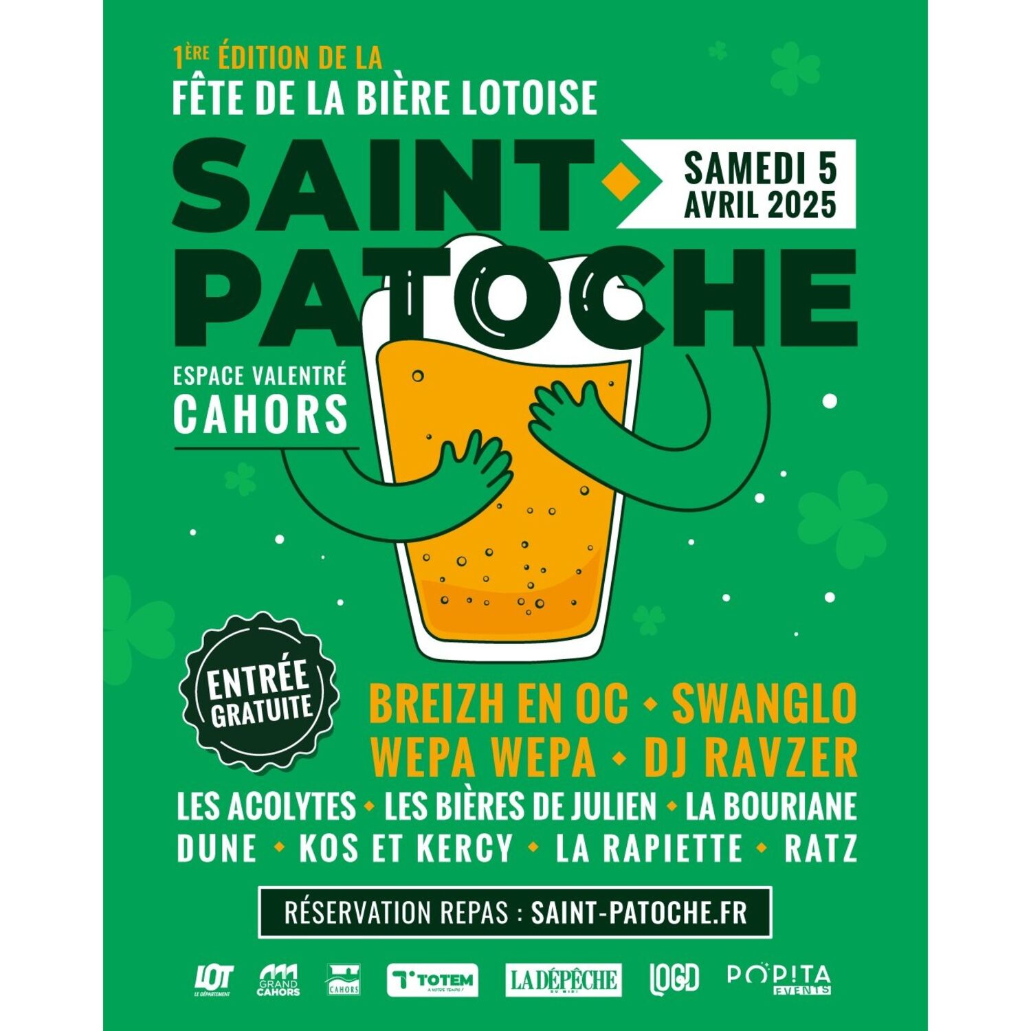 Podcast de l'émission 100% chez vous avec la Saint Patoche à Cahors episode artwork
