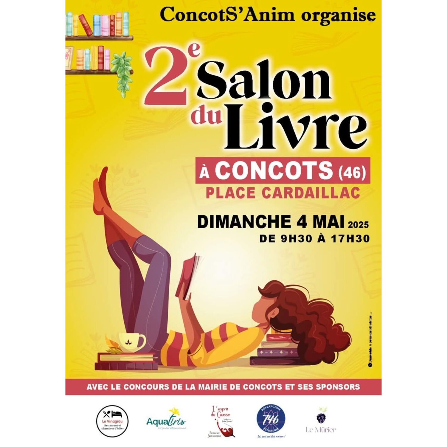 Podcast de l'émission 100% chez vous : 2ème salon du livre à CONCOTS episode artwork