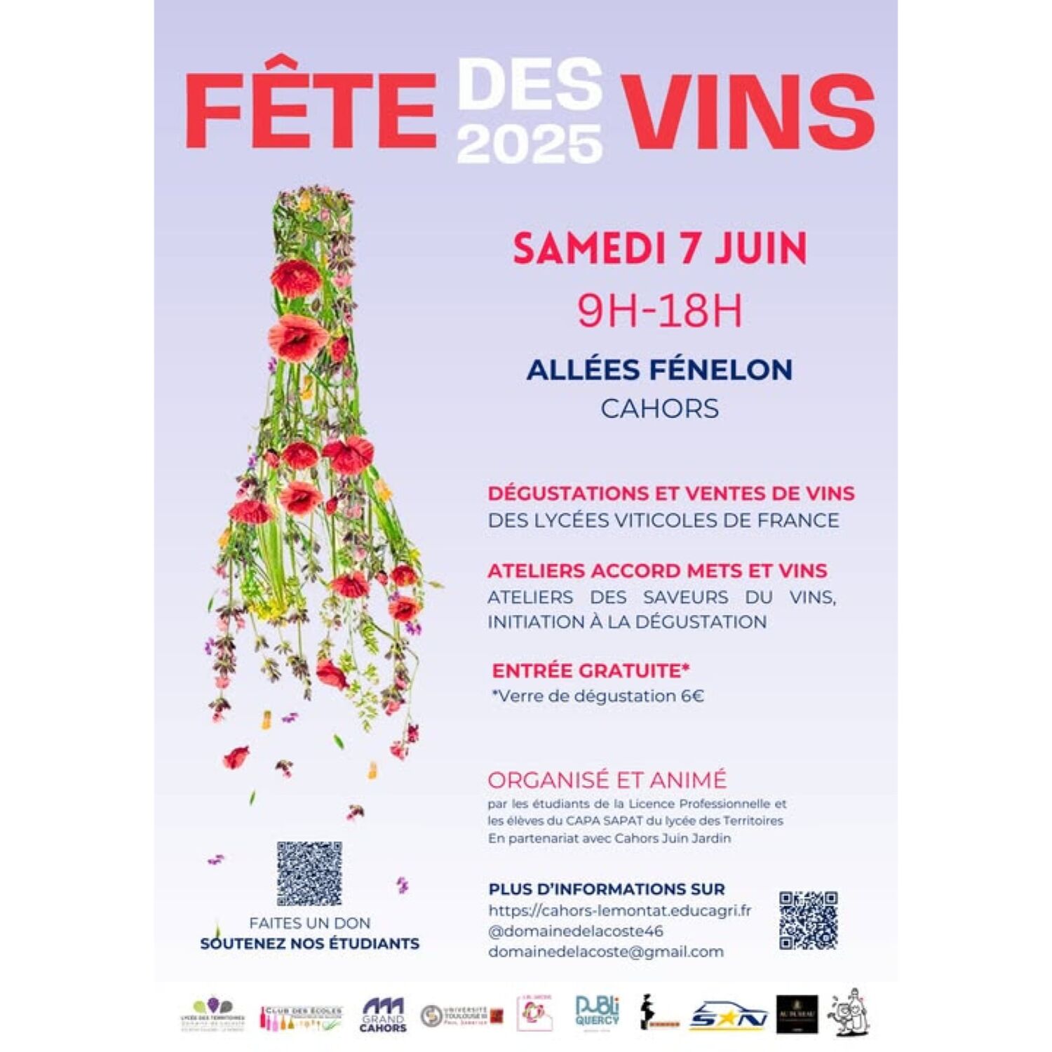 Podcast de l'émission 100% chez vous avec la Fête des Vins à Cahors episode artwork