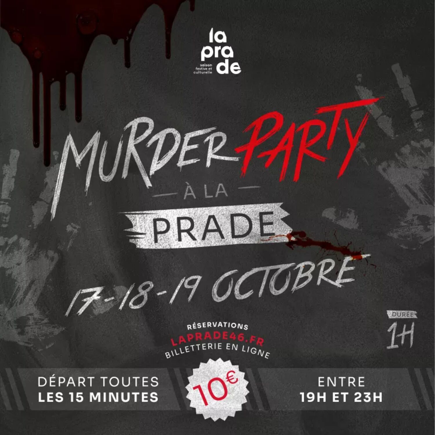Podcast de l'émission 100% chez vous avec la Murder Party à Pradines episode artwork