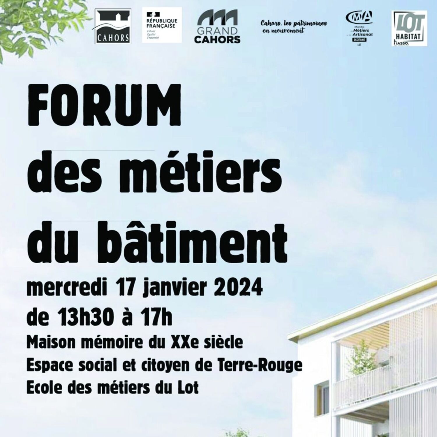 Podcast de l'émission 100% chez vous avec le FORUM des METIERS du BÂTIMENT episode artwork