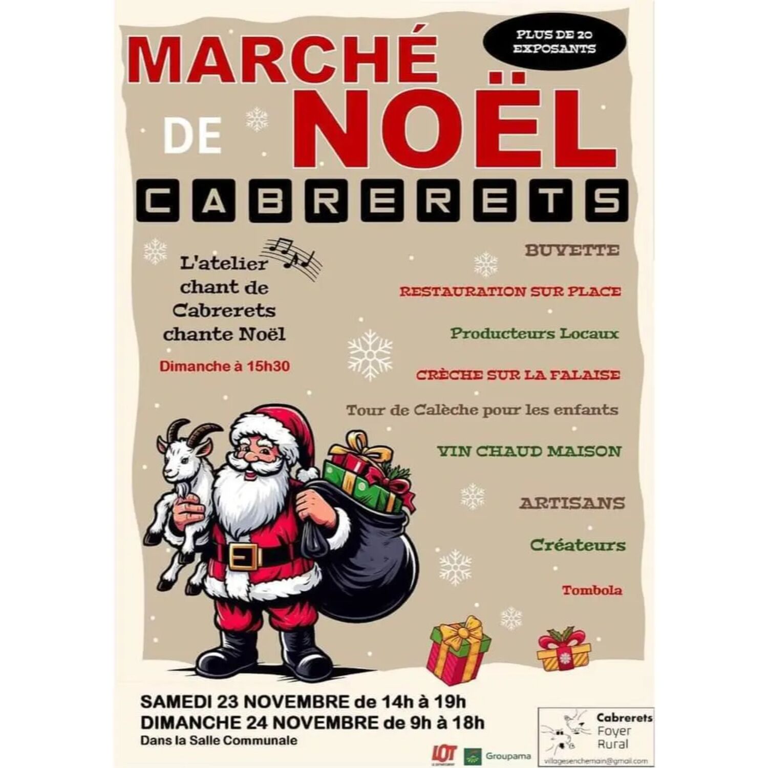 Podcast de l'émission 100% chez vous avec le Marché de Noel de Cabrerets episode artwork