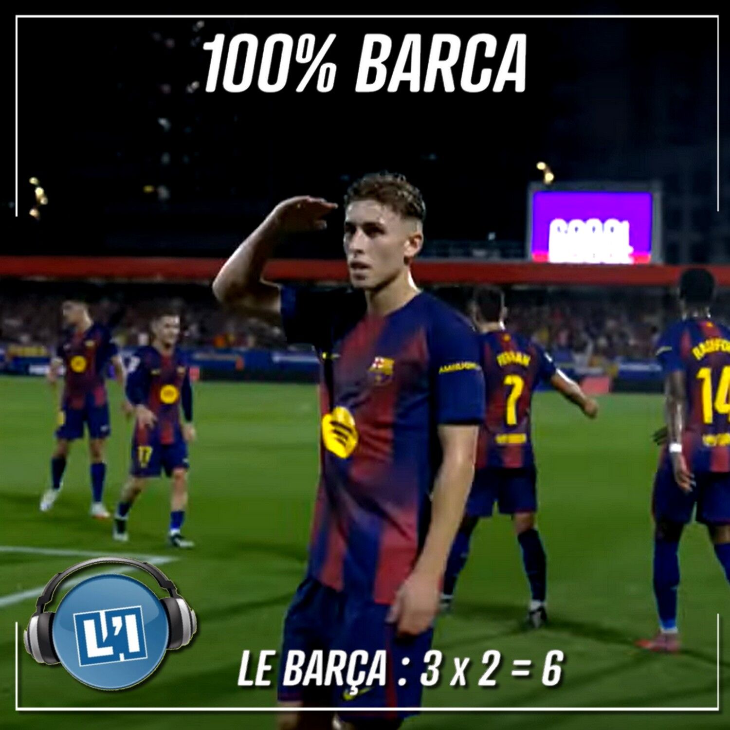 LE BARÇA : 3 x 2 = 6 - FC BARCELONE VS VALENCE - LIGA 2025/2026 - J4 episode artwork