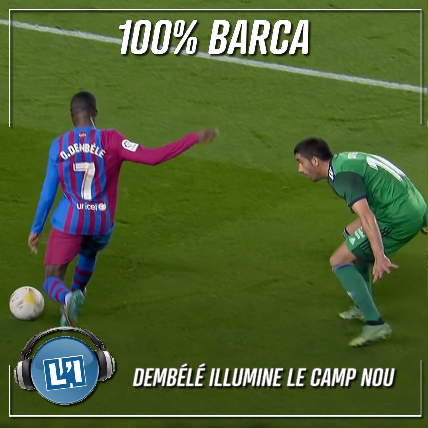 DEMBÉLÉ ILLUMINE LE CAMP NOU - FC BARCELONE VS OSASUNA - 2021/2022- J28 episode artwork