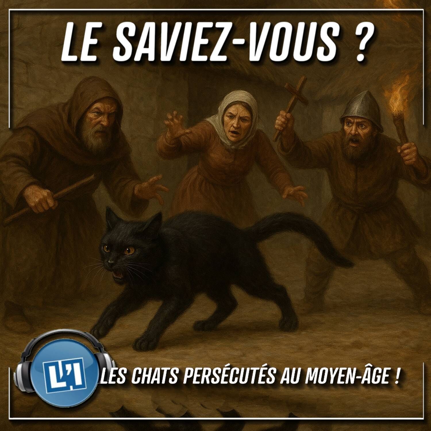 ADORÉS AUJOURD'HUI, LES CHATS ÉTAIENT PERSÉCUTÉS À L'ÉPOQUE DU MOYEN ÂGE ! episode artwork