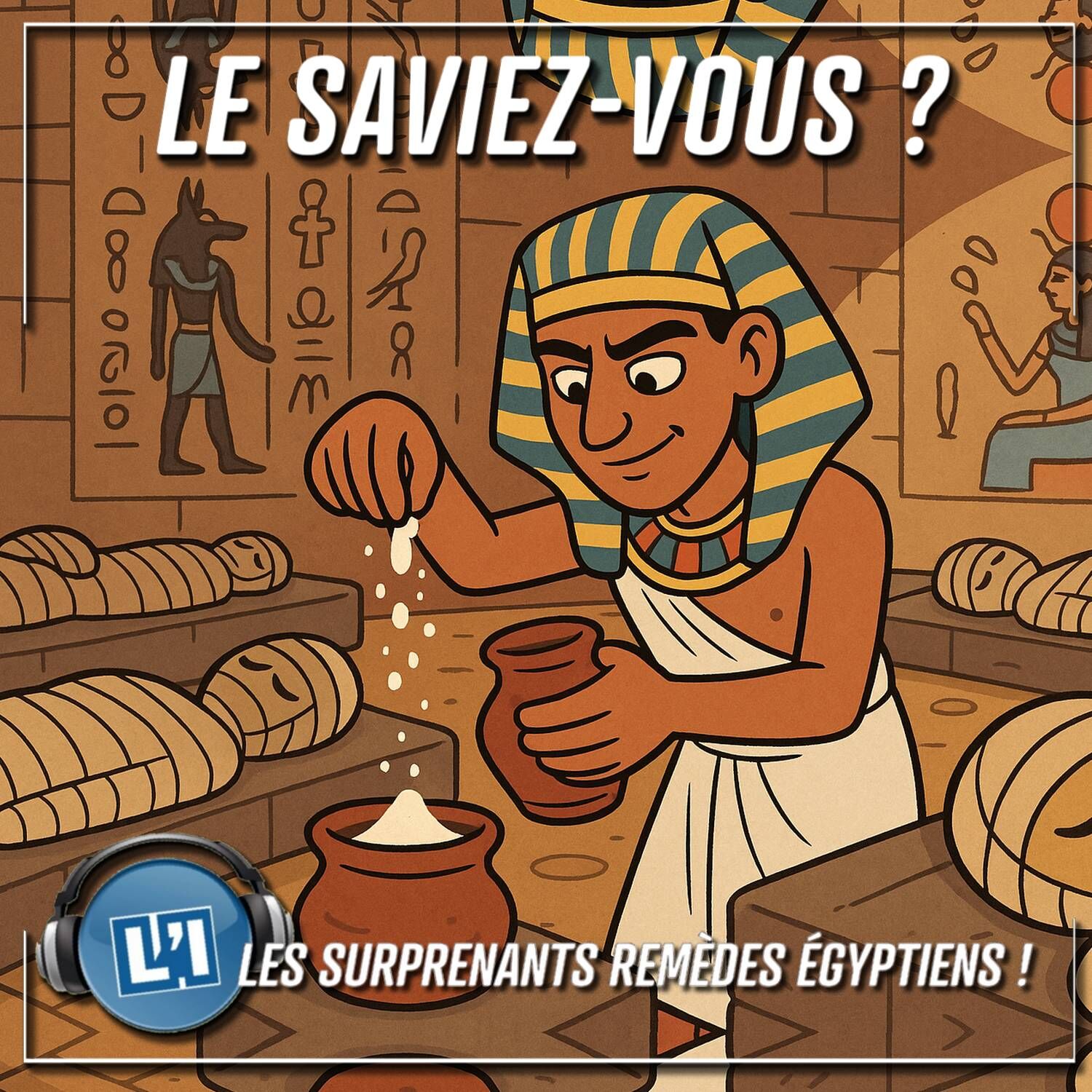 CONNAISSEZ-VOUS LES SURPRENANTS REMÈDES ÉGYPTIENS ! episode artwork